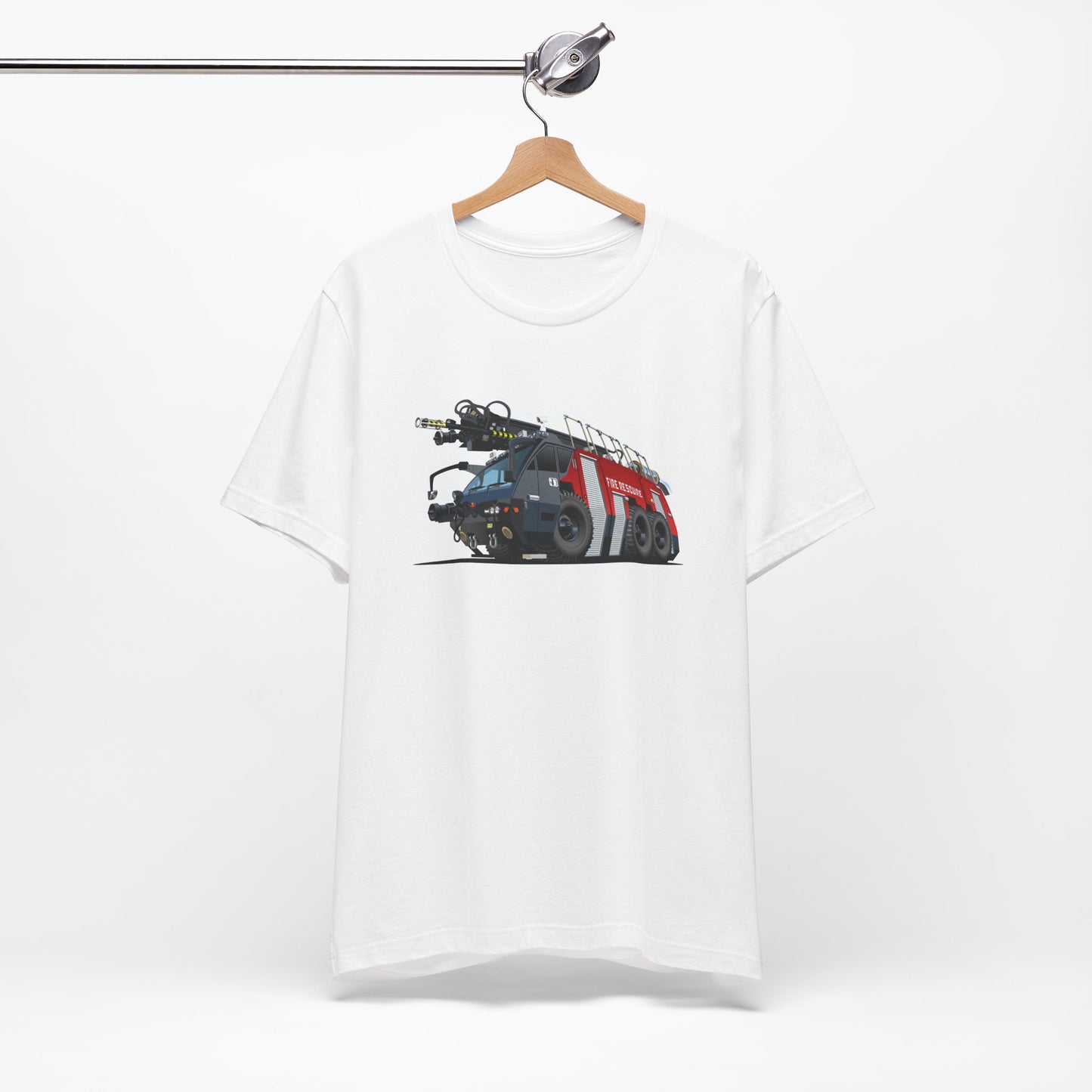 Airport Fire Rescue Tanker Men's Jersey Short Sleeve Tee