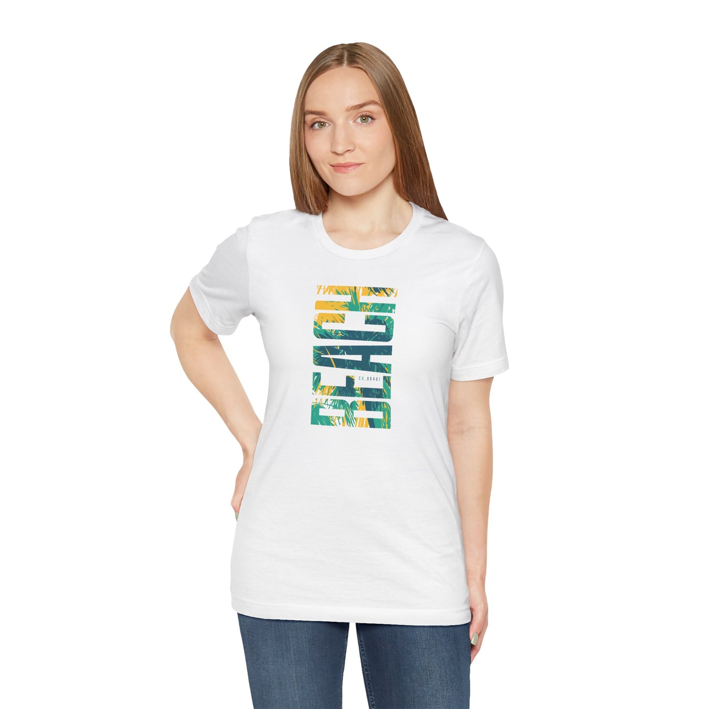 Beach Ca 90401 Unisex Jersey Short Sleeve Tee