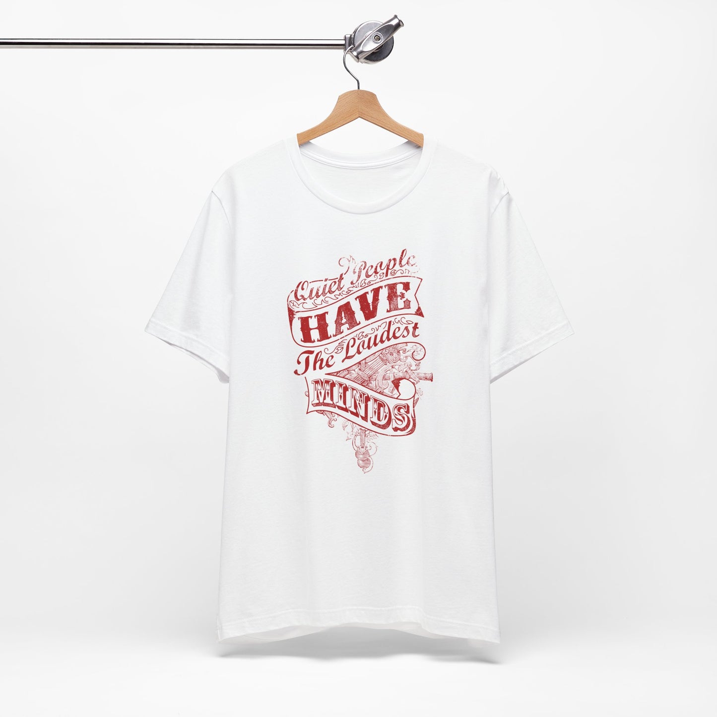Quiet People Have The Loudest Minds Unisex Jersey Short Sleeve Tee