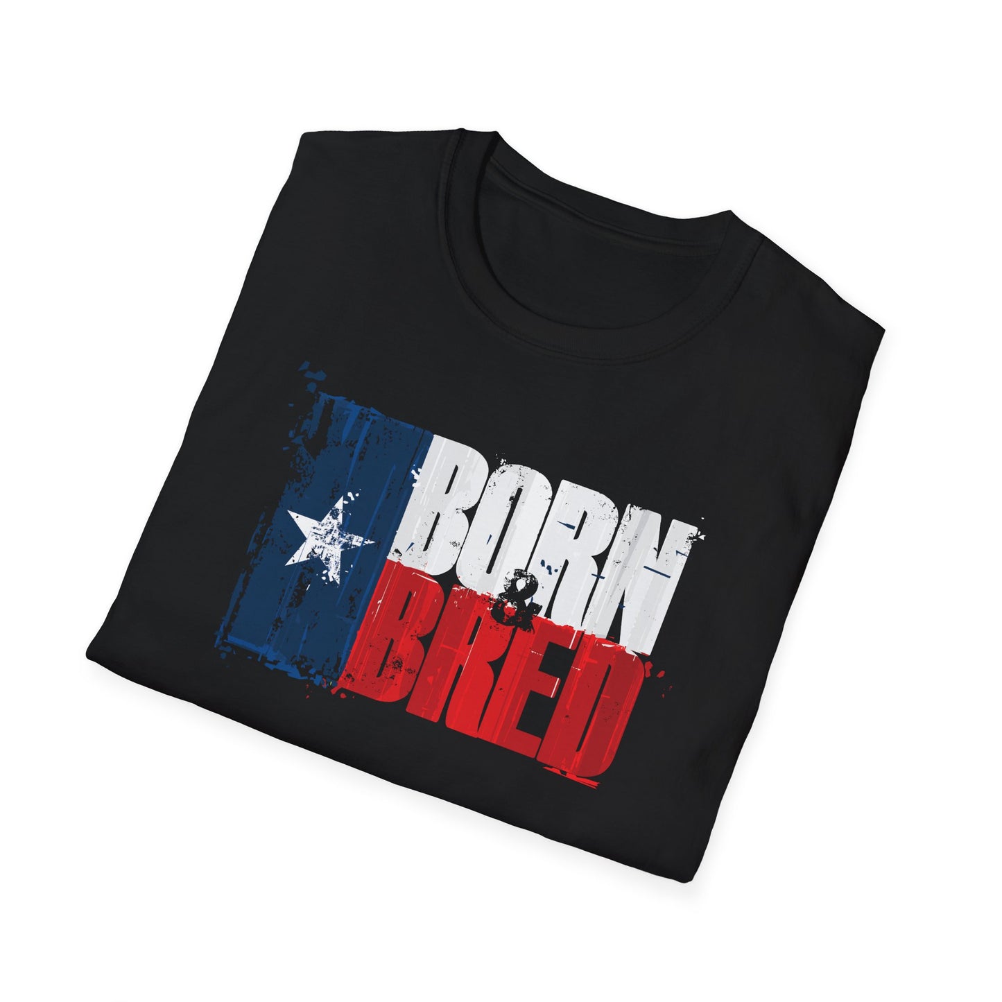 Texan Born & Bred Unisex Softstyle T-Shirt