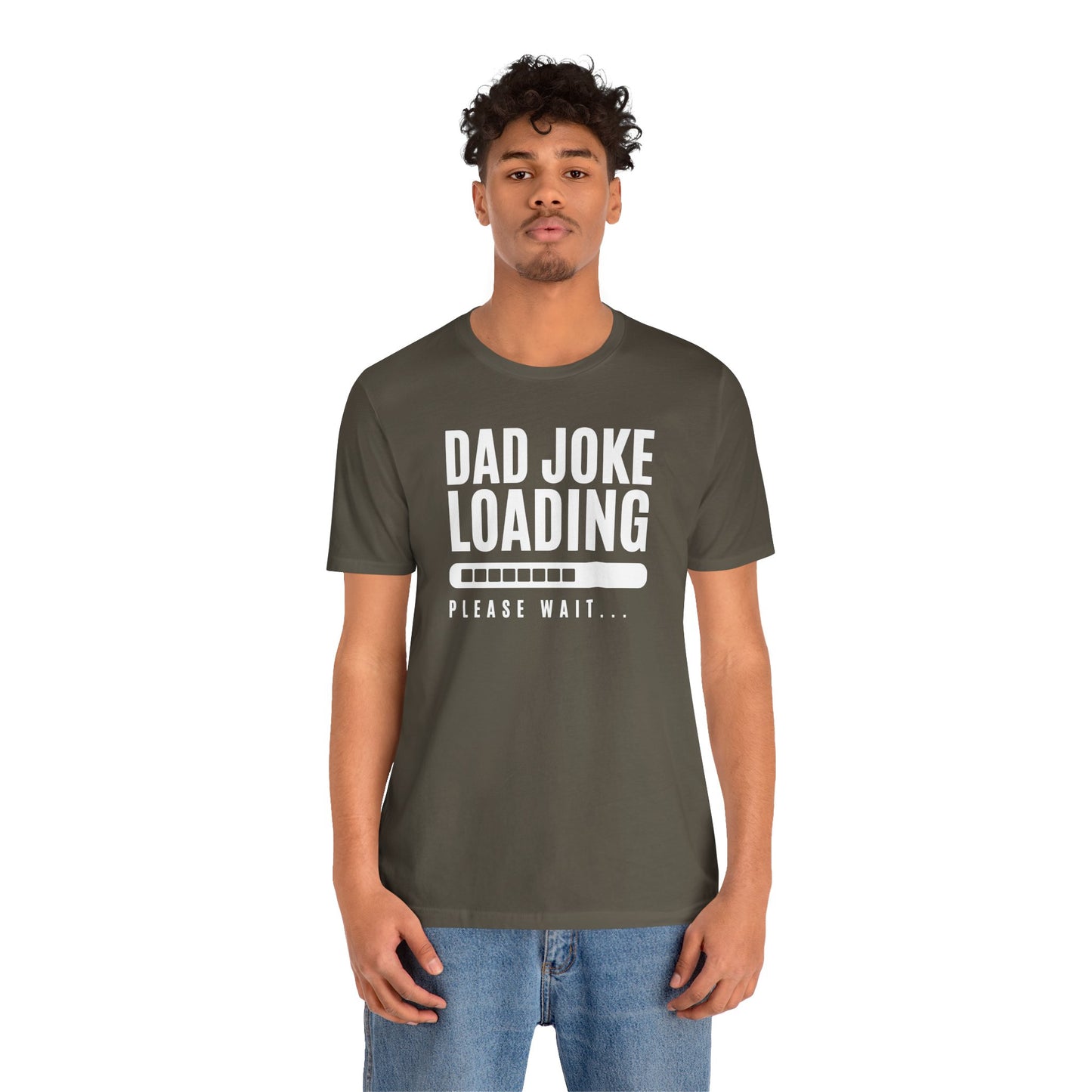 Dad Joke Loading Please Wait Men's Jersey Short Sleeve Tee