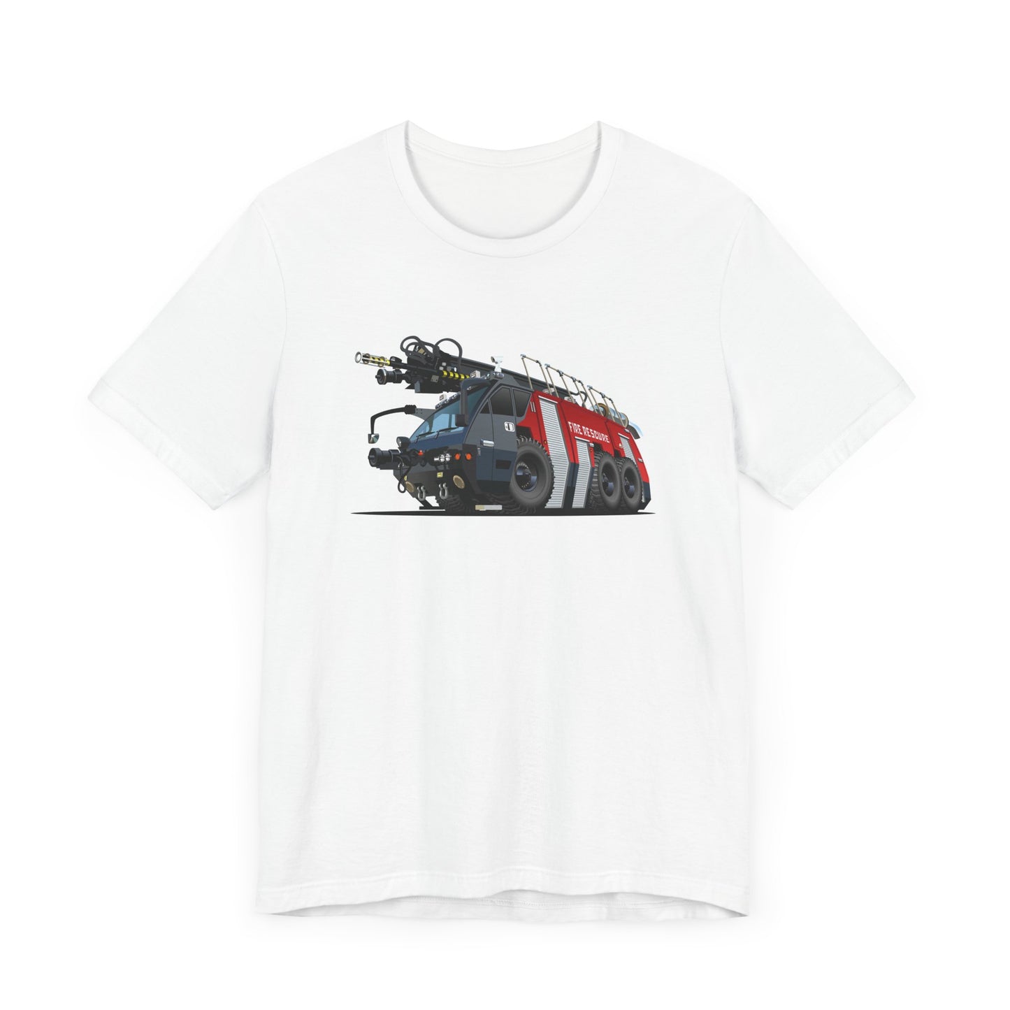 Airport Fire Rescue Tanker Men's Jersey Short Sleeve Tee