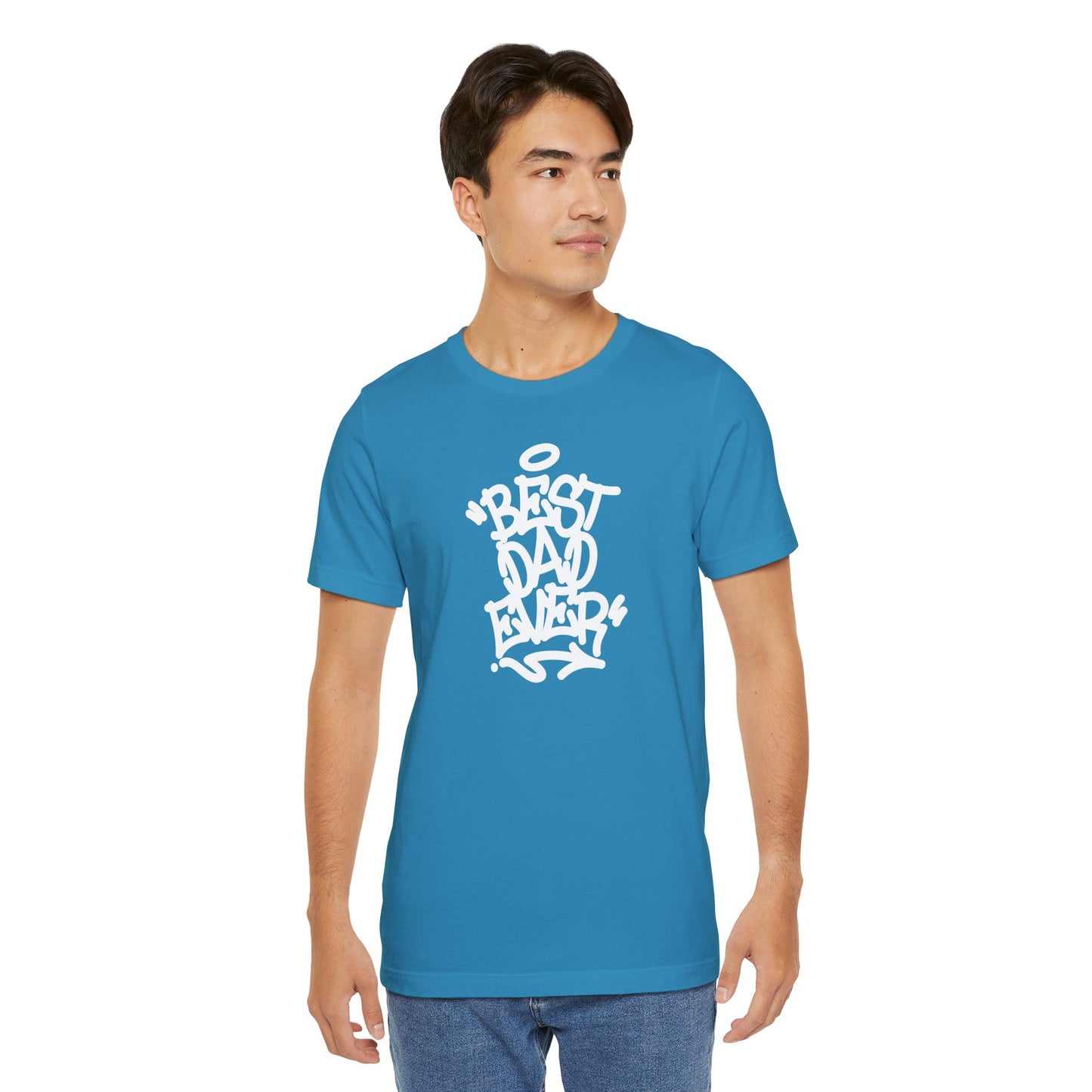 Best Dad Ever Men's Jersey Short Sleeve Tee