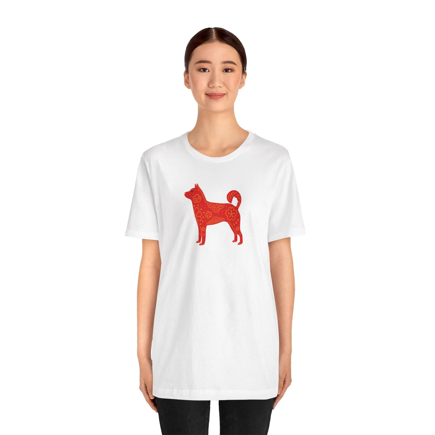 Pawsitively Adorable Year of the Dog Unisex Jersey Short Sleeve Tee