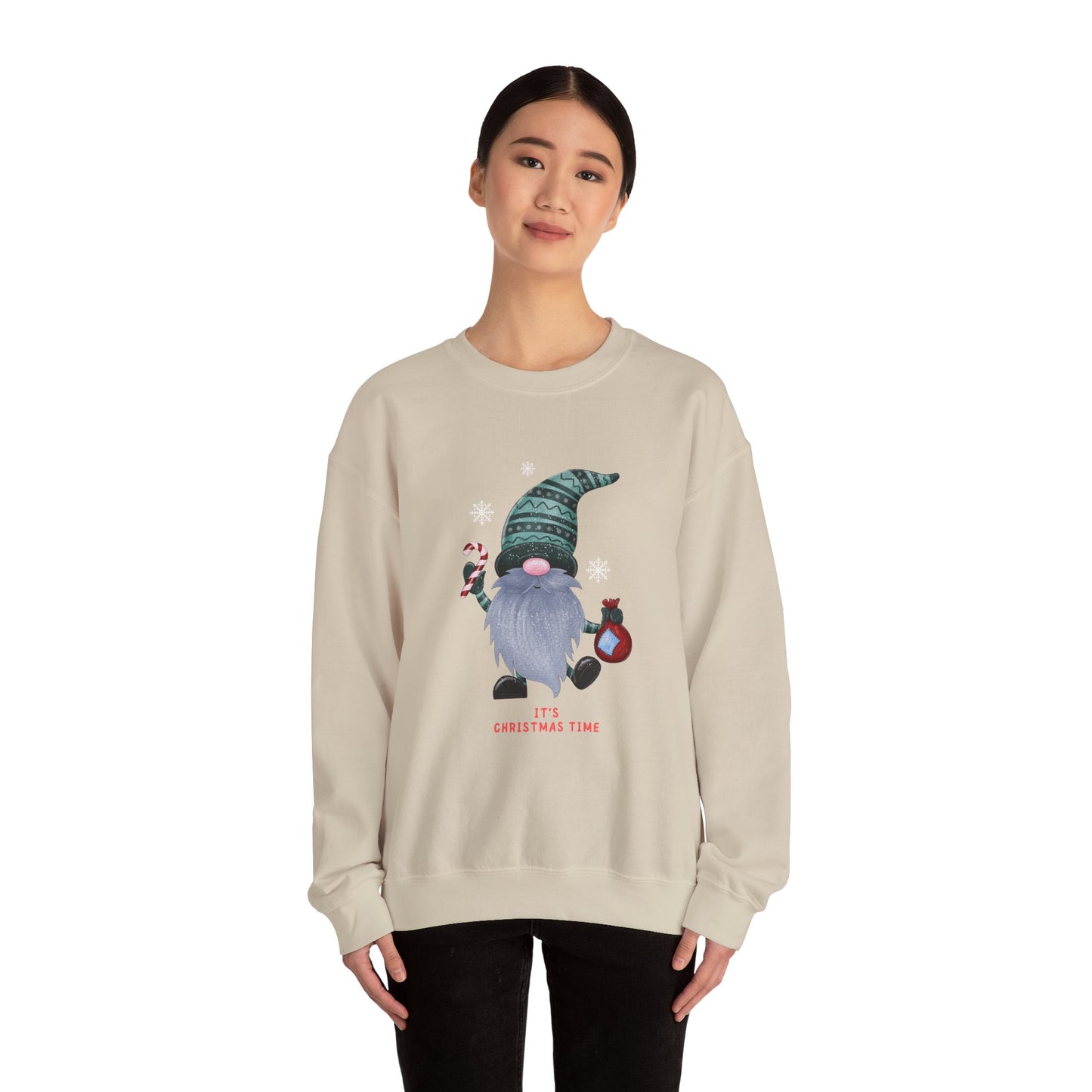 Unisex Heavy Blend Crewneck Sweatshirt Itβs Christmas Time Dwarf ππ