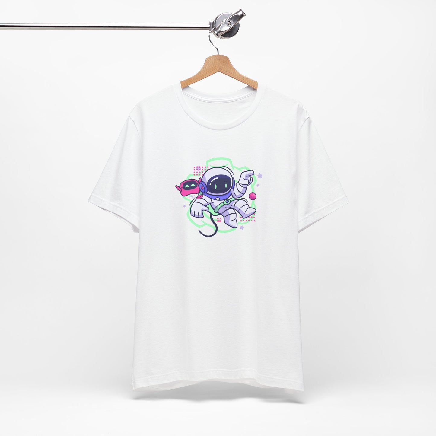 Astronaut In Space Unisex Jersey Short Sleeve Tee