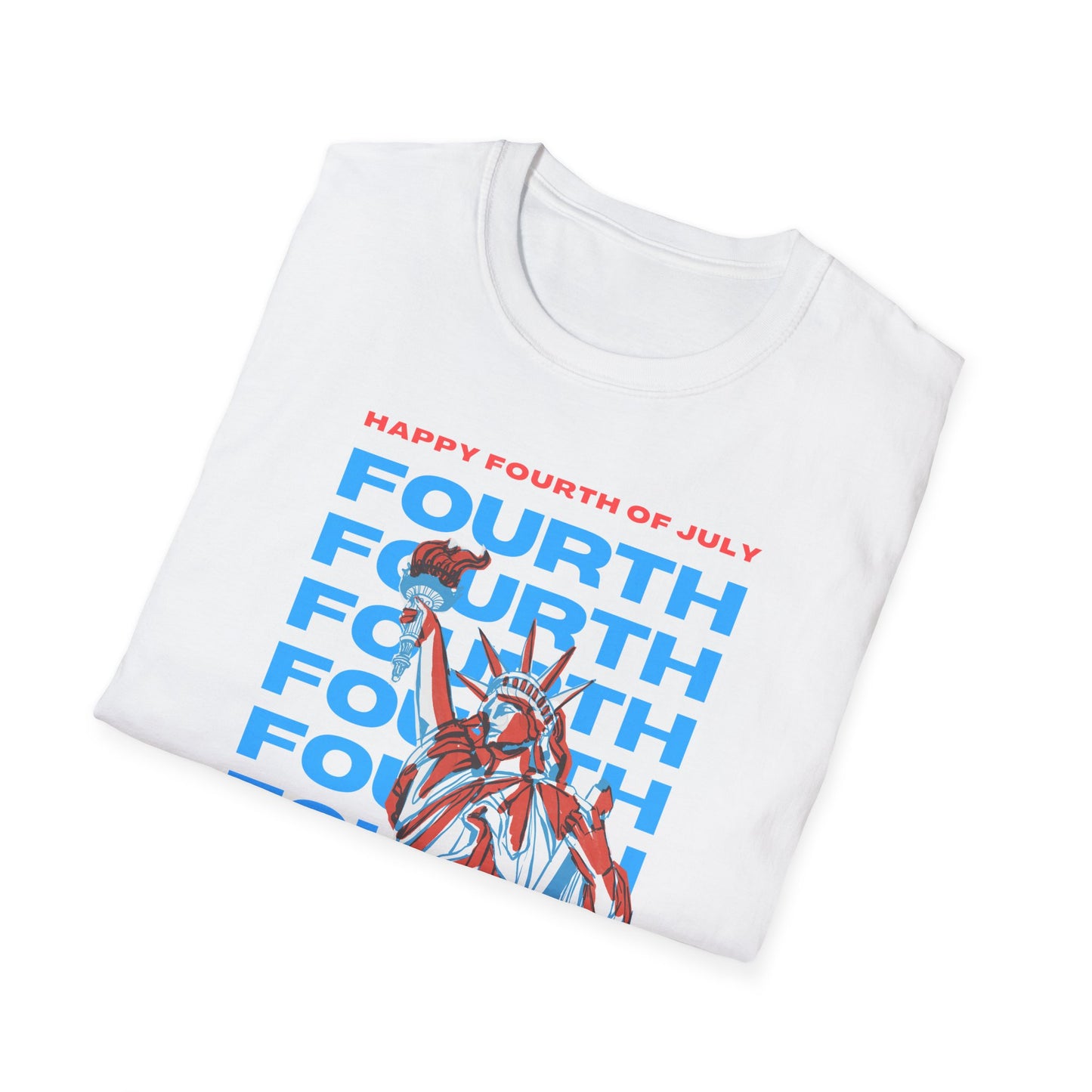 Independence Day 4 July Unisex Softstyle T-Shirt