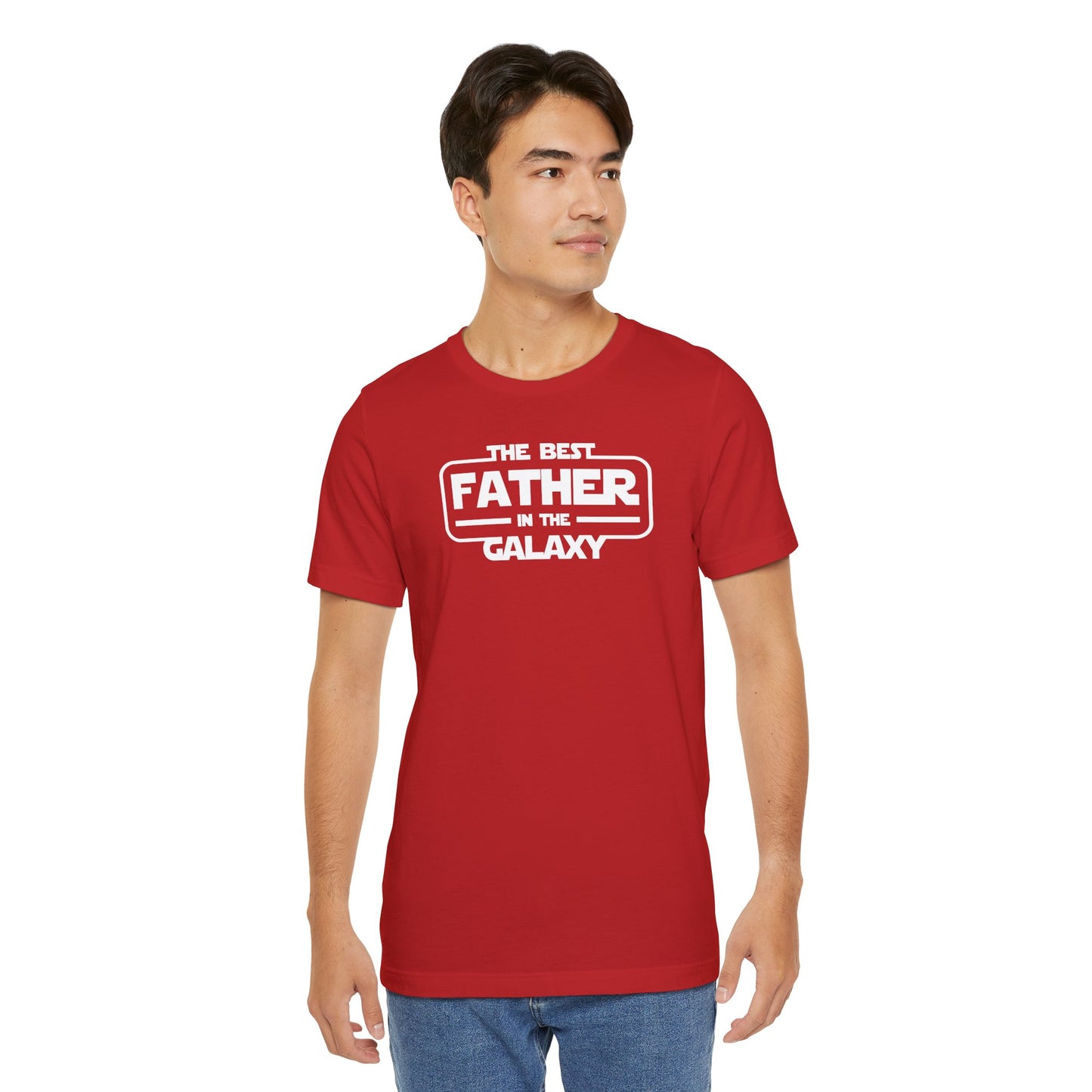 Best Father In The Galaxy Men's Jersey Short Sleeve Tee