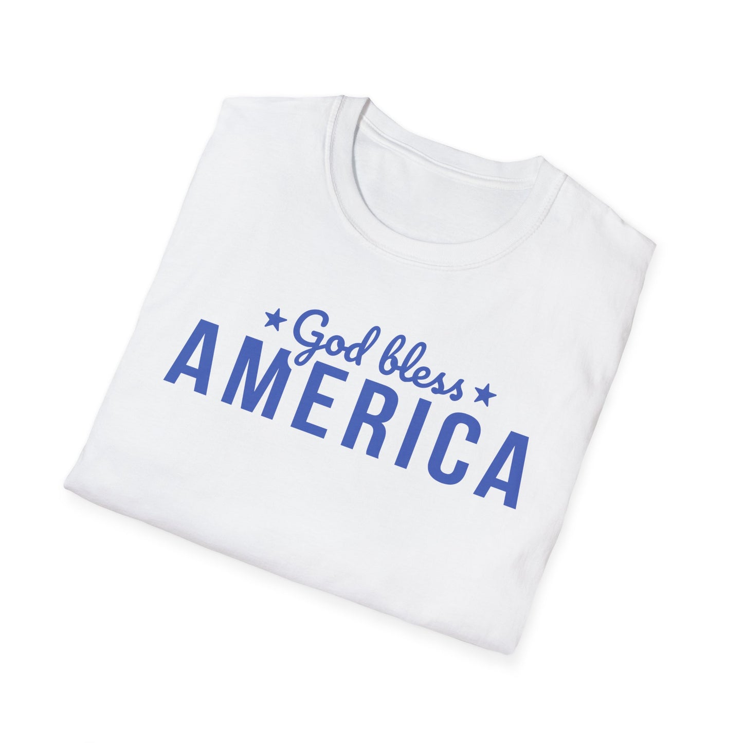 God Bless America Unisex Softstyle T-Shirt