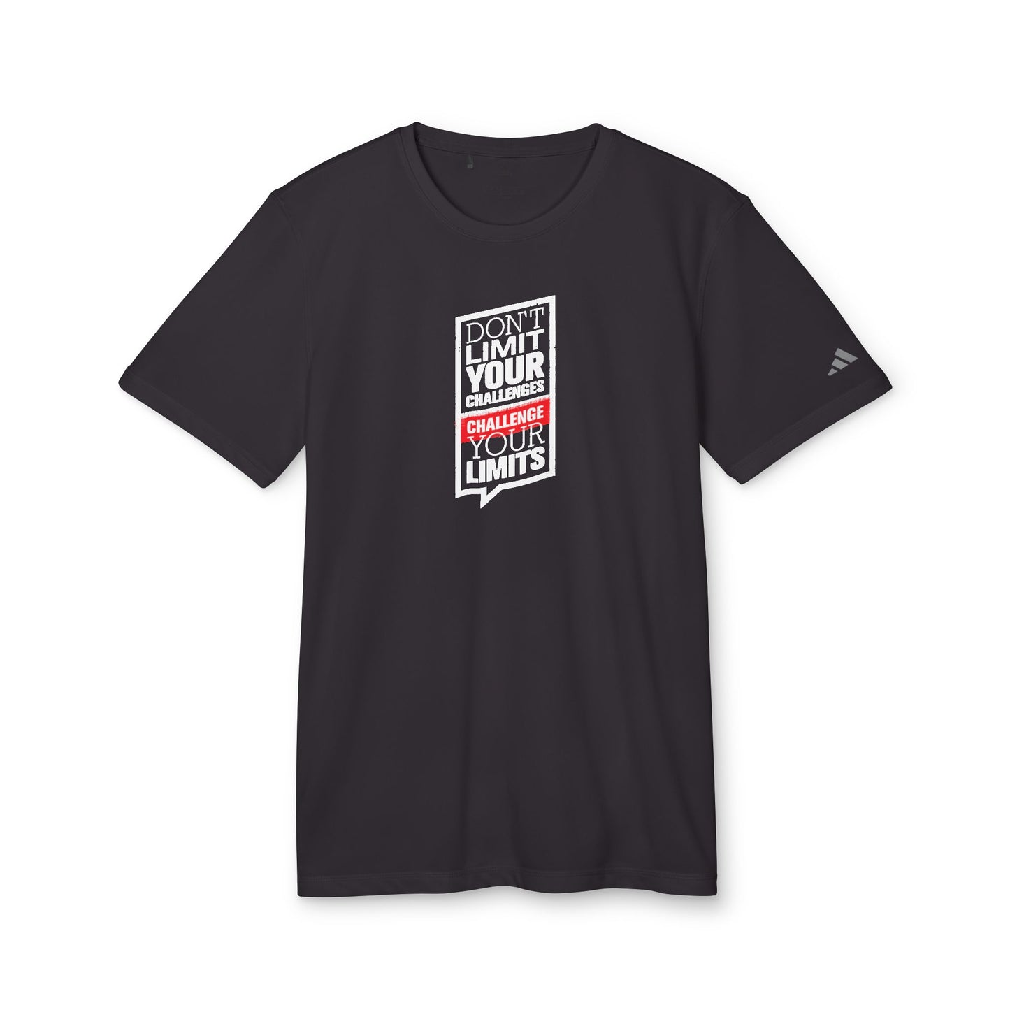 Don't Limit Your Challenges Challenge Your Limits Adidas Unisex Believe Sport T-Shirt