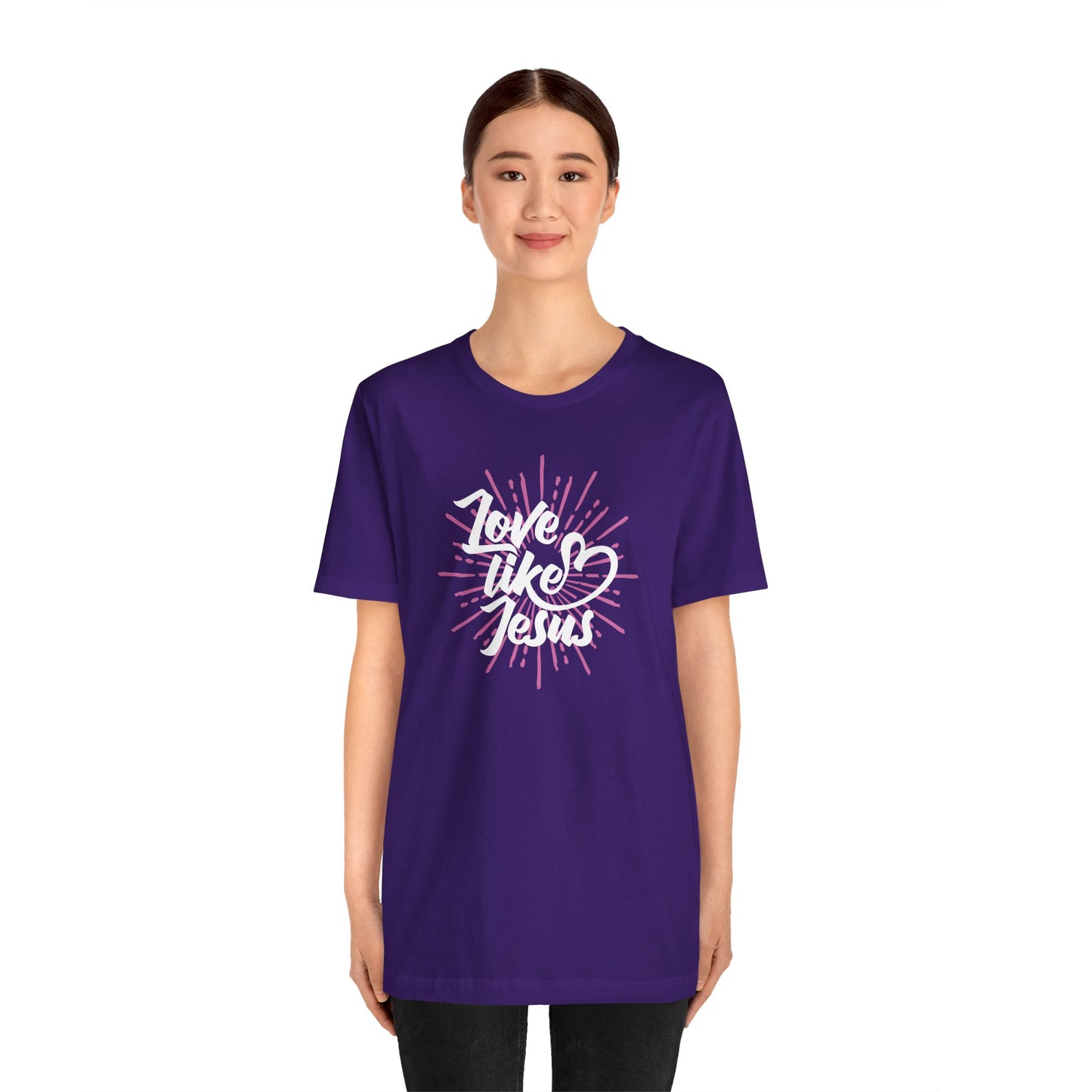 Love Like Jesus Unisex Jersey Short Sleeve Tee