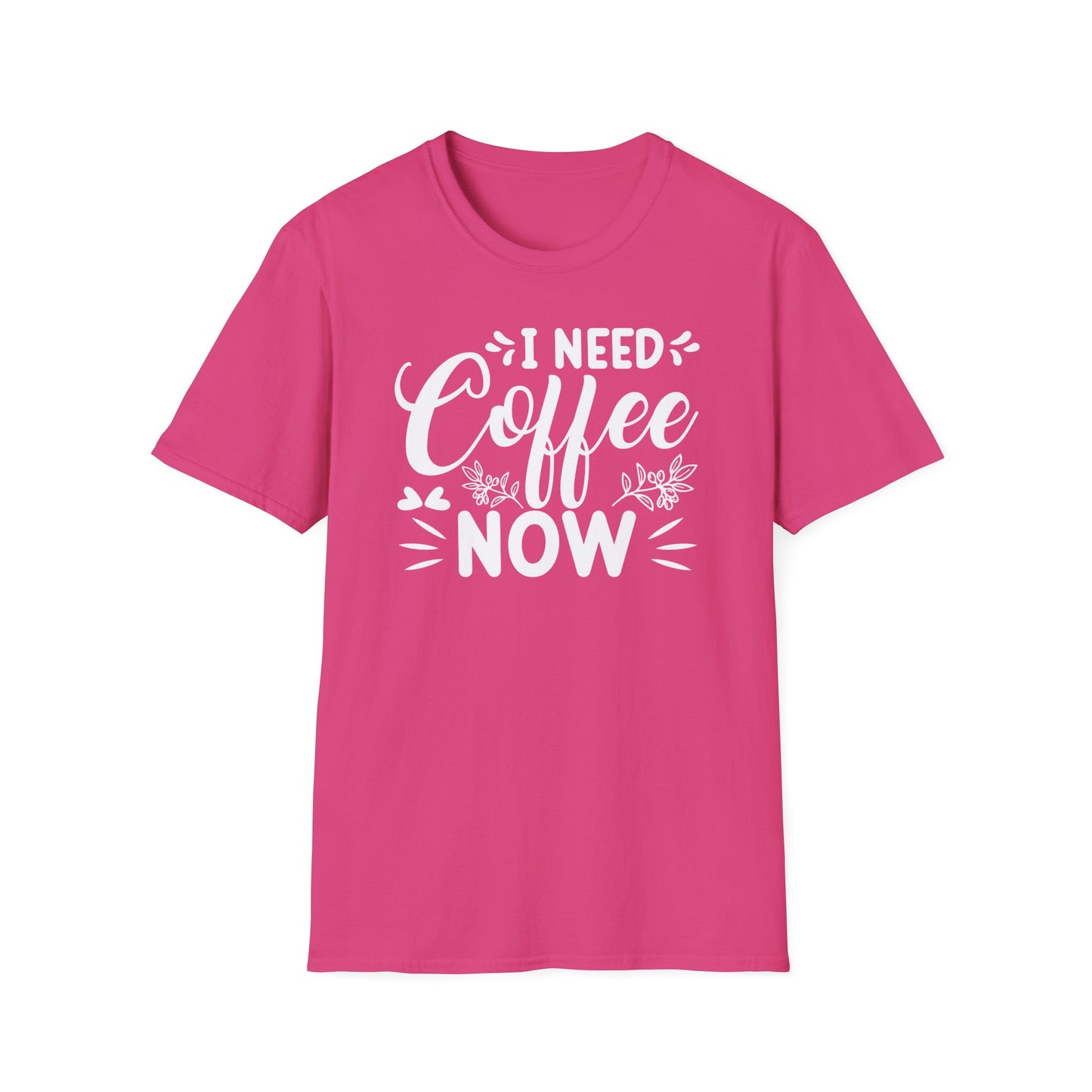 I Need Coffee Now Softstyle T-Shirt
