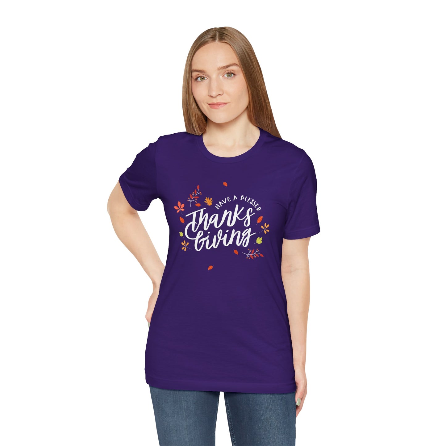 Have A Blessed Thanksgiving Unisex Jersey Short Sleeve Tee