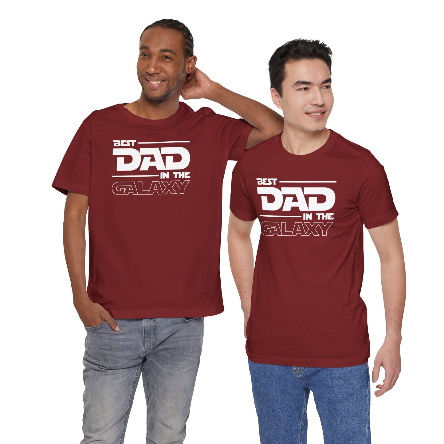 Best Dad In The Galaxy Men's Jersey Short Sleeve Tee