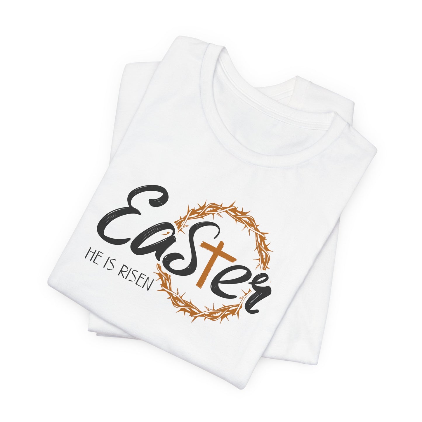 Easter He Is Risen Unisex Jersey Short Sleeve Tee