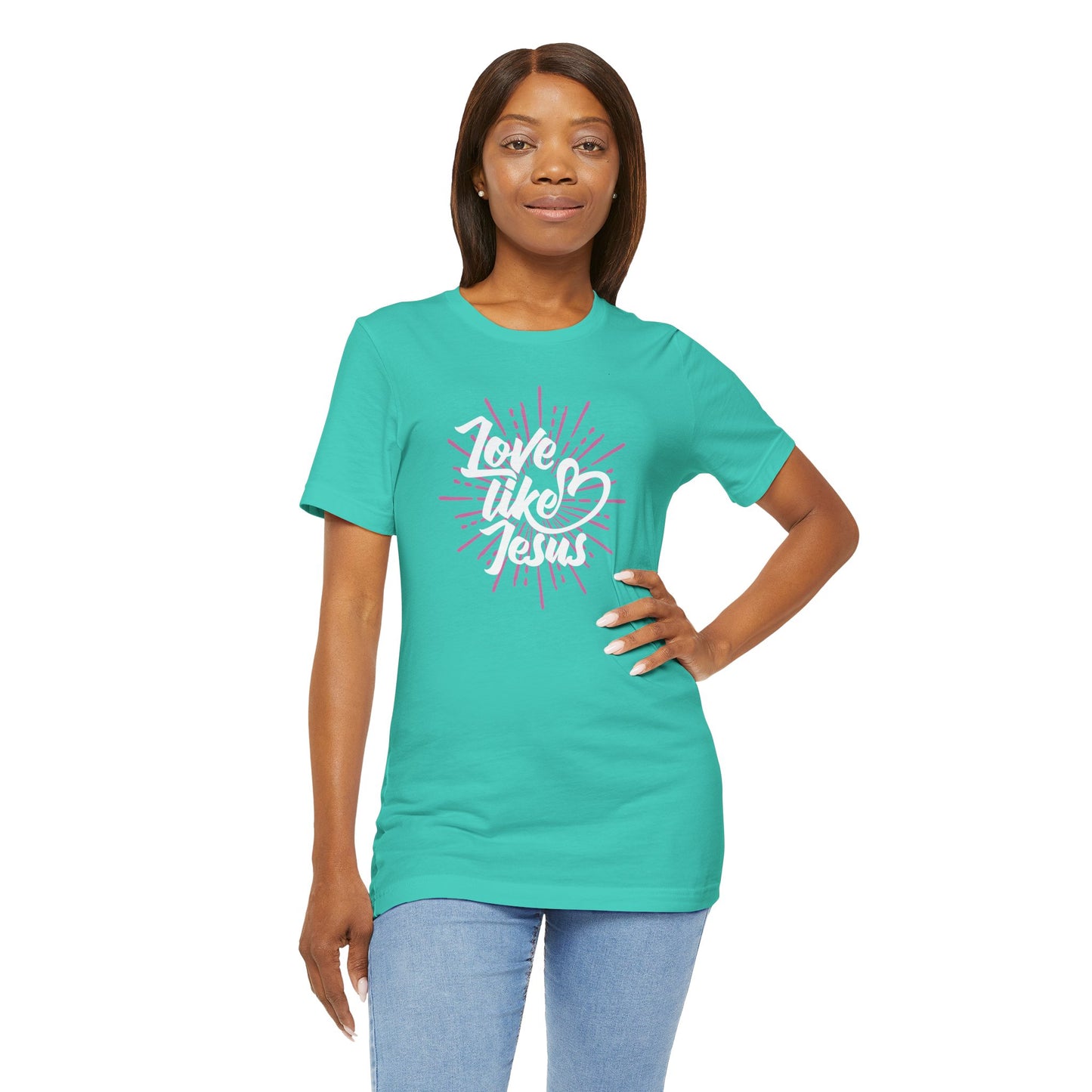 Love Like Jesus Unisex Jersey Short Sleeve Tee