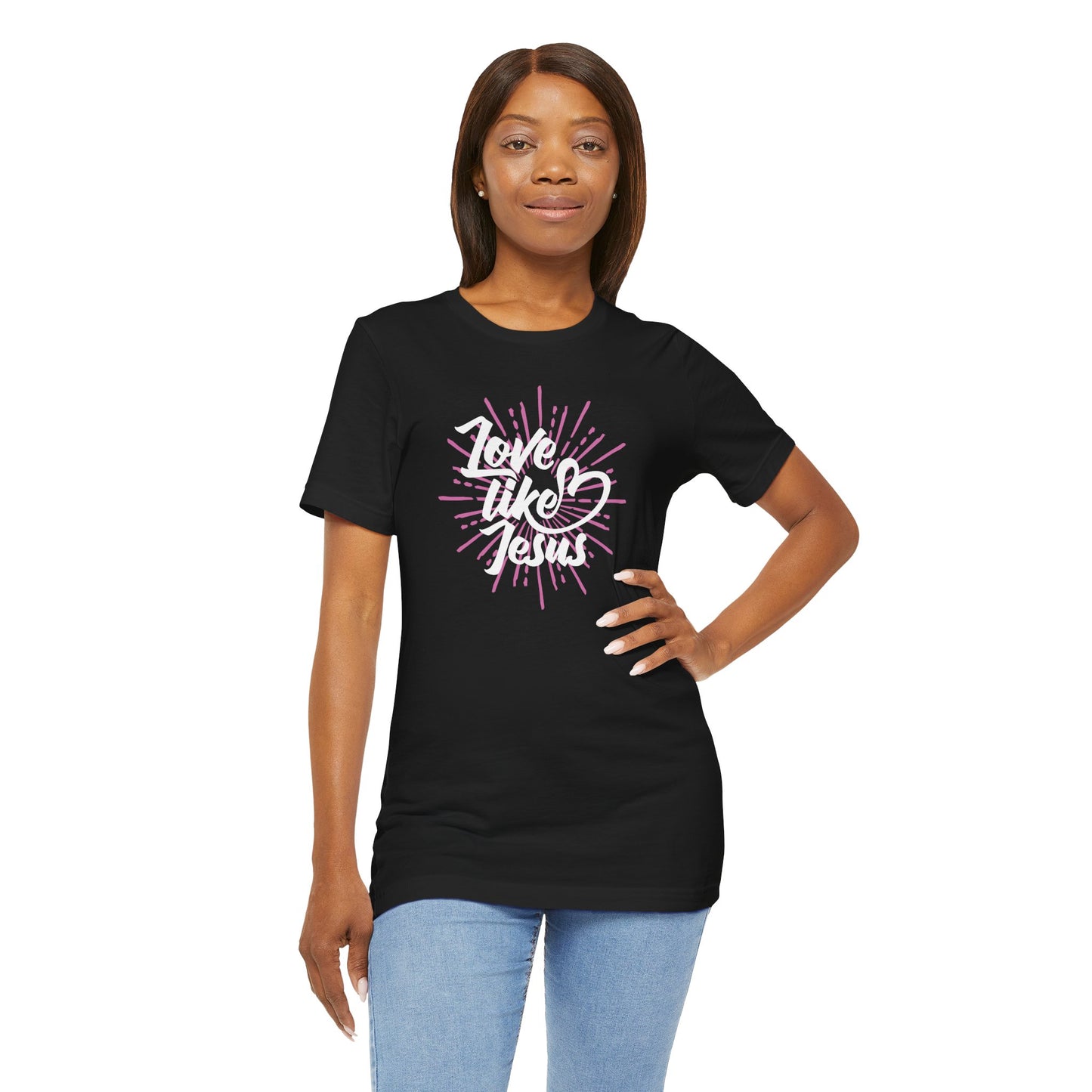 Love Like Jesus Unisex Jersey Short Sleeve Tee