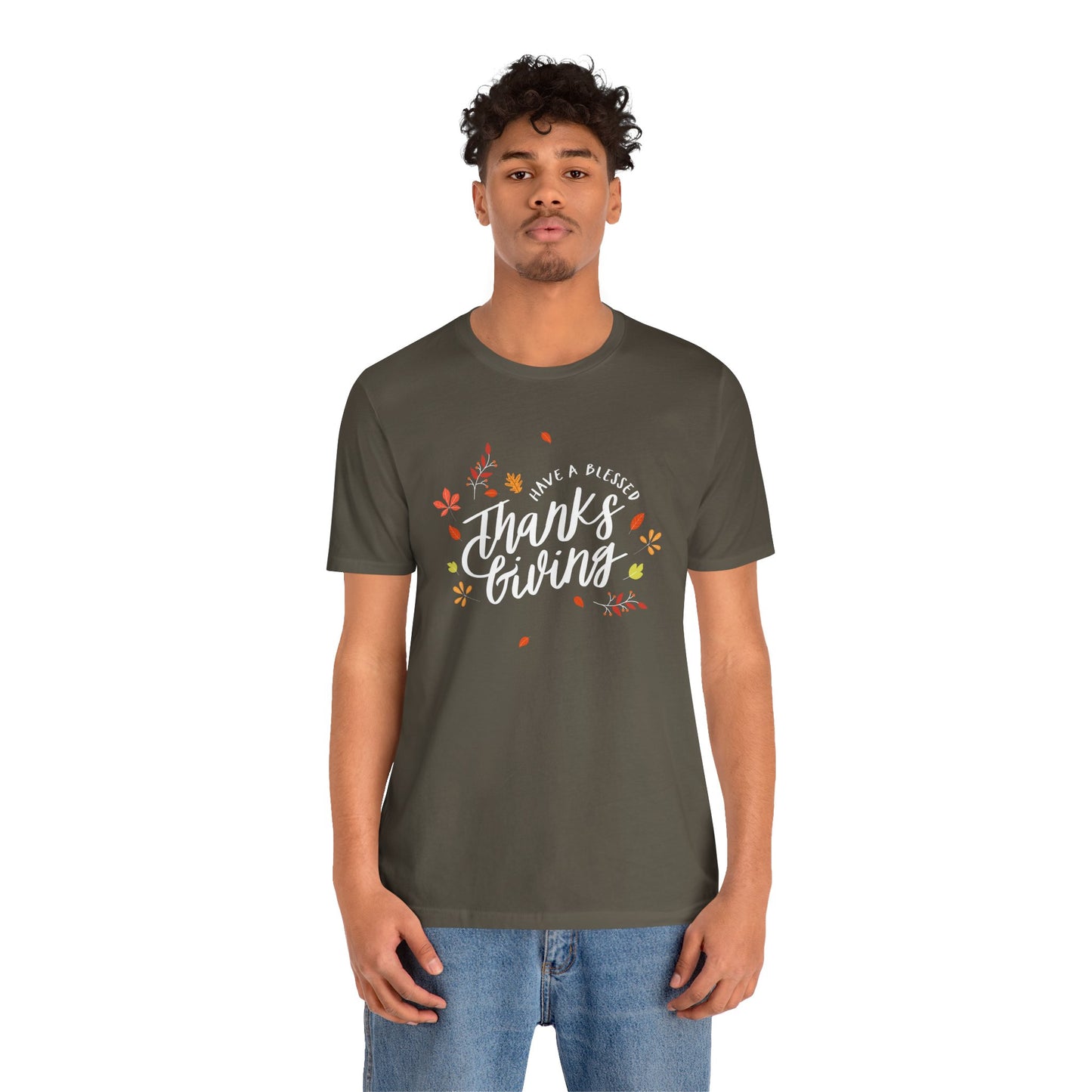 Have A Blessed Thanksgiving Unisex Jersey Short Sleeve Tee