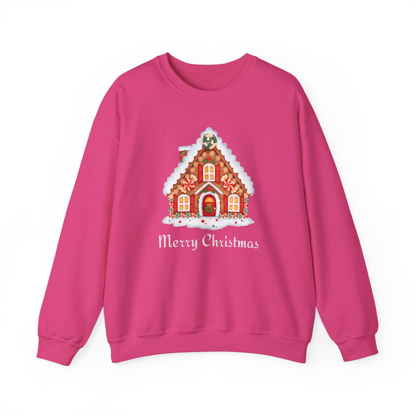 Christmas Gingerbread House ππ¬β¨ Unisex Heavy Blend Crewneck Sweatshirt