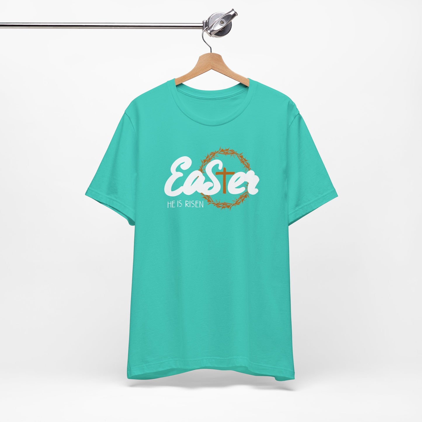 Easter He Is Risen Unisex Jersey Short Sleeve Tee