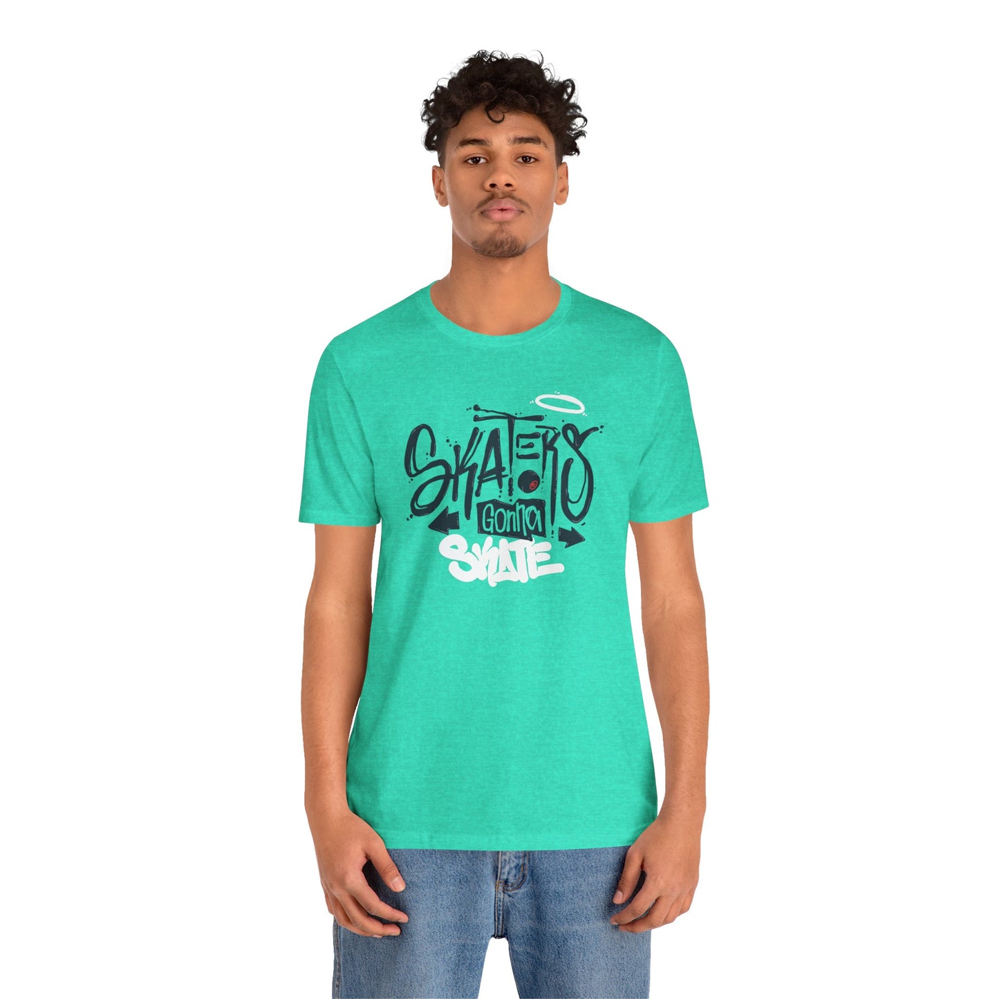 Skaters Gonna Skate Unisex Jersey Short Sleeve Tee