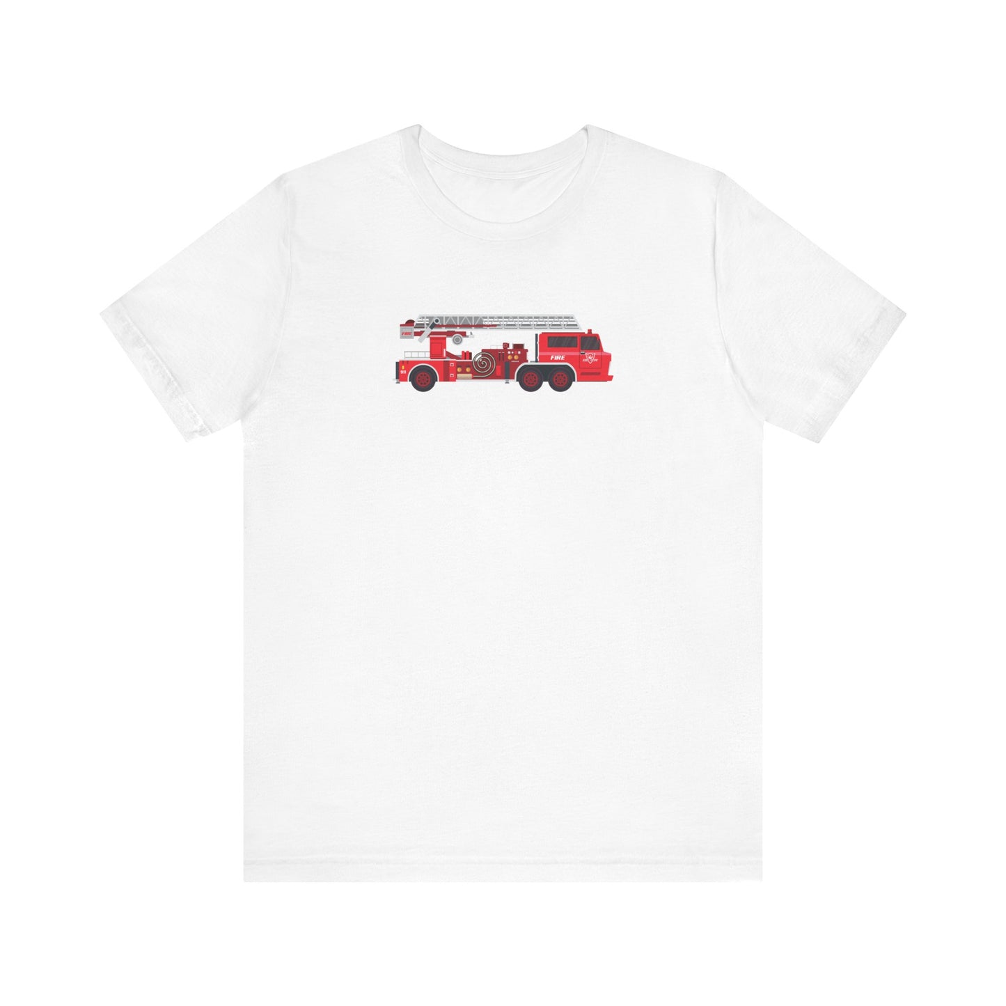Unisex Jersey Short Sleeve Tee Fire Department Ladder Truck