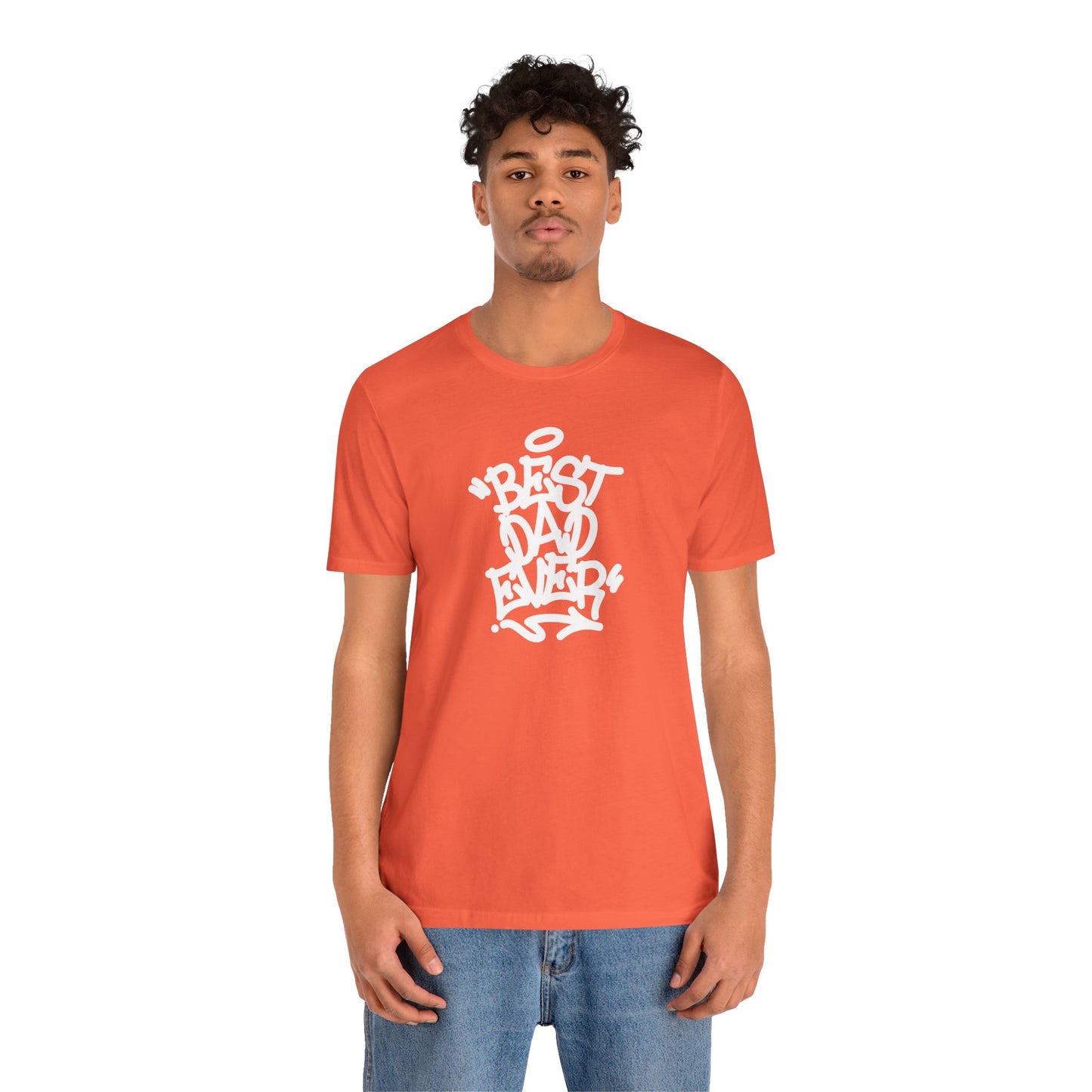 Best Dad Ever Men's Jersey Short Sleeve Tee