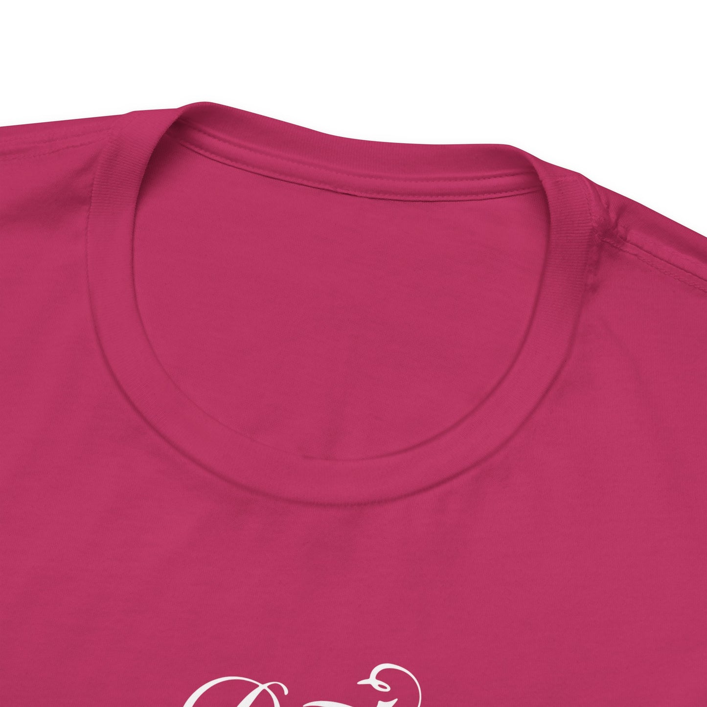 Don't Cry Because It's Over Smile Because It Happened Unisex Jersey Short Sleeve Tee