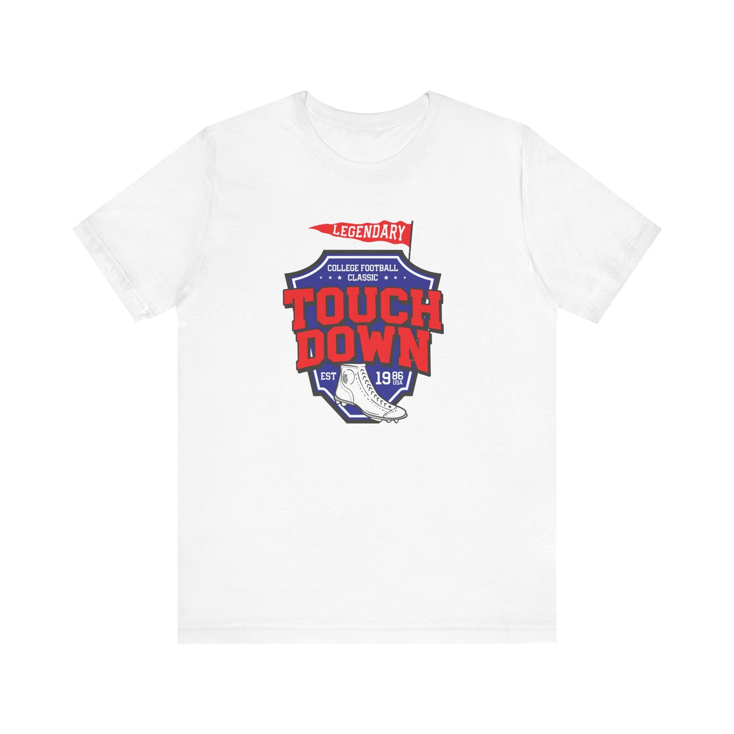 Unisex Jersey Short Sleeve Tee "Touch Down" College Football Association