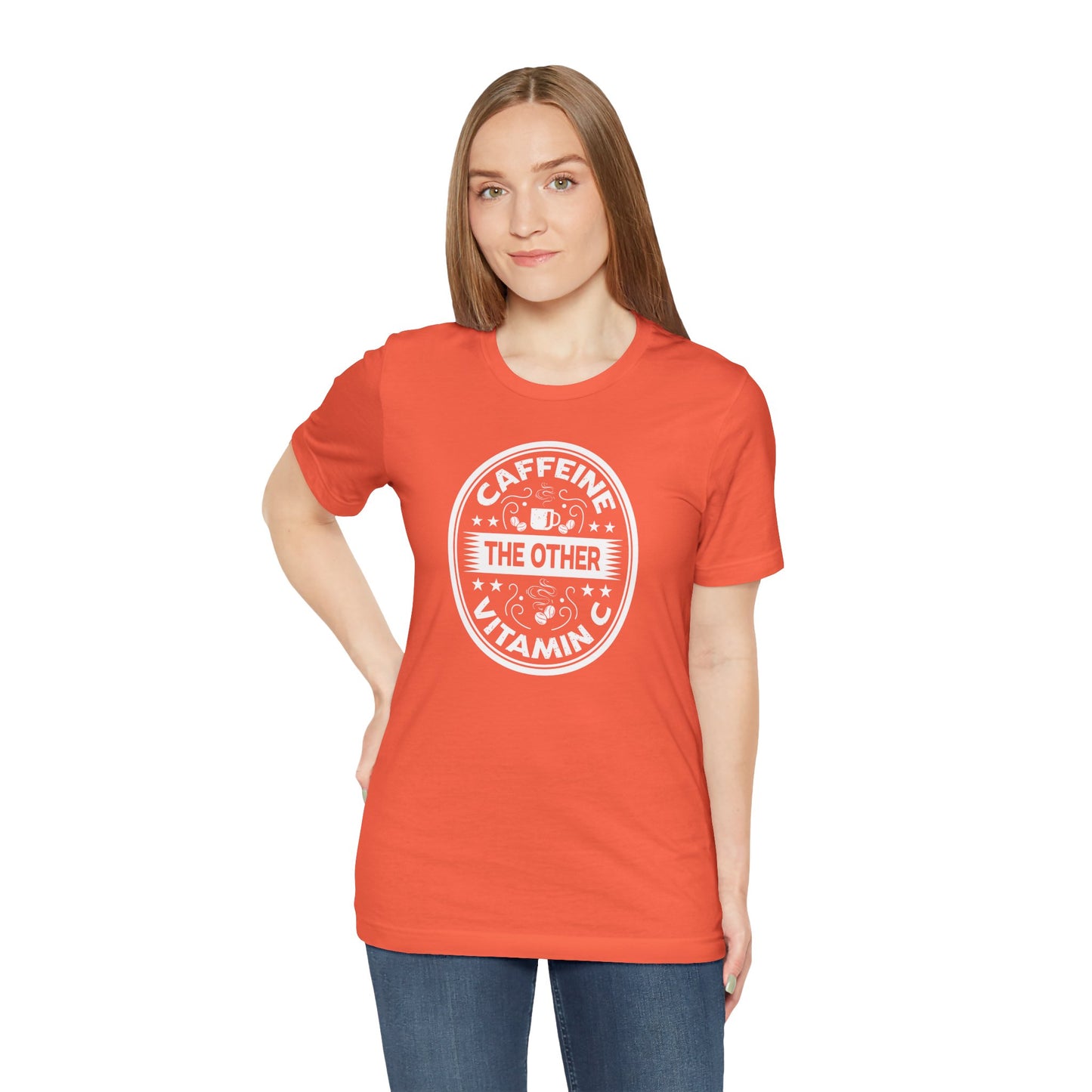Caffeine The Other Vitamin C Unisex Jersey Short Sleeve Tee