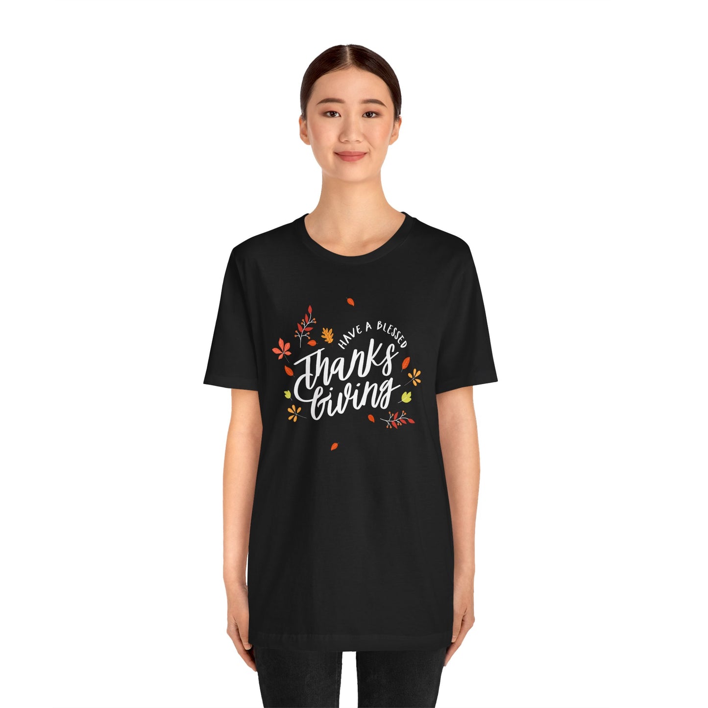 Have A Blessed Thanksgiving Unisex Jersey Short Sleeve Tee