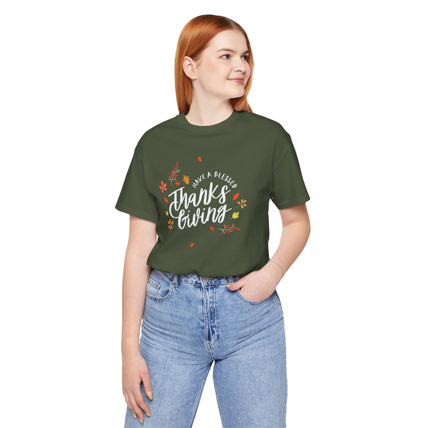 Have A Blessed Thanksgiving Unisex Jersey Short Sleeve Tee