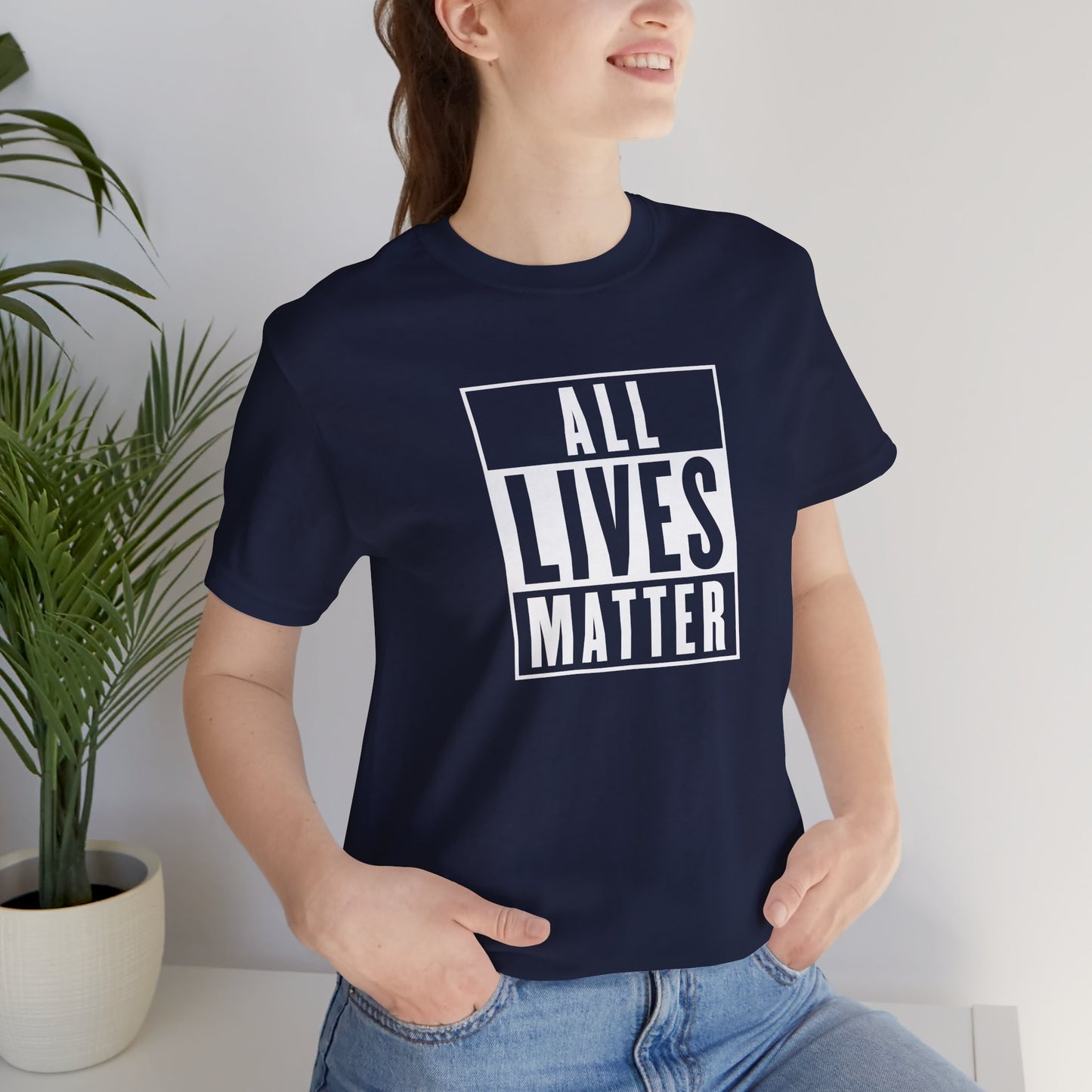 All Lives Matter βπ½π€ Unisex Jersey Short Sleeve Tee