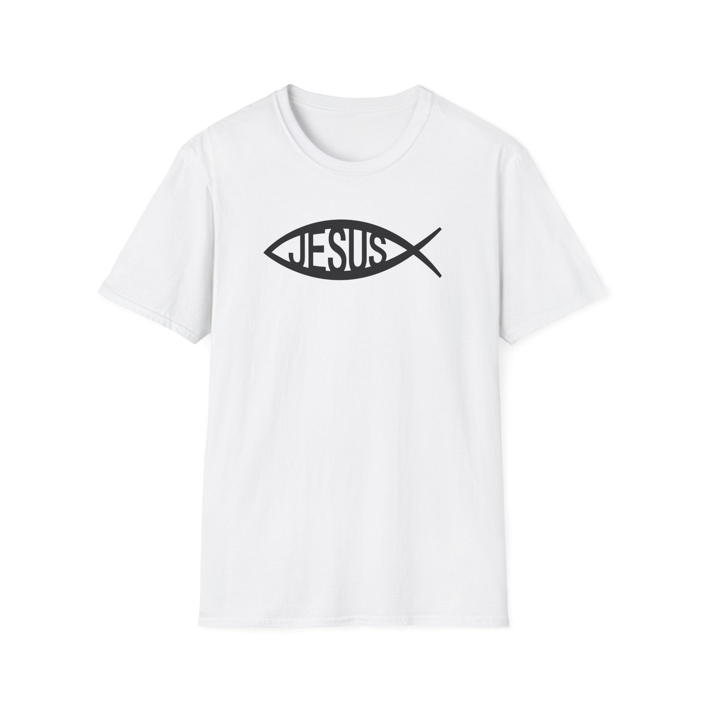 Jesus Fish Ichthys Softstyle T-Shirt