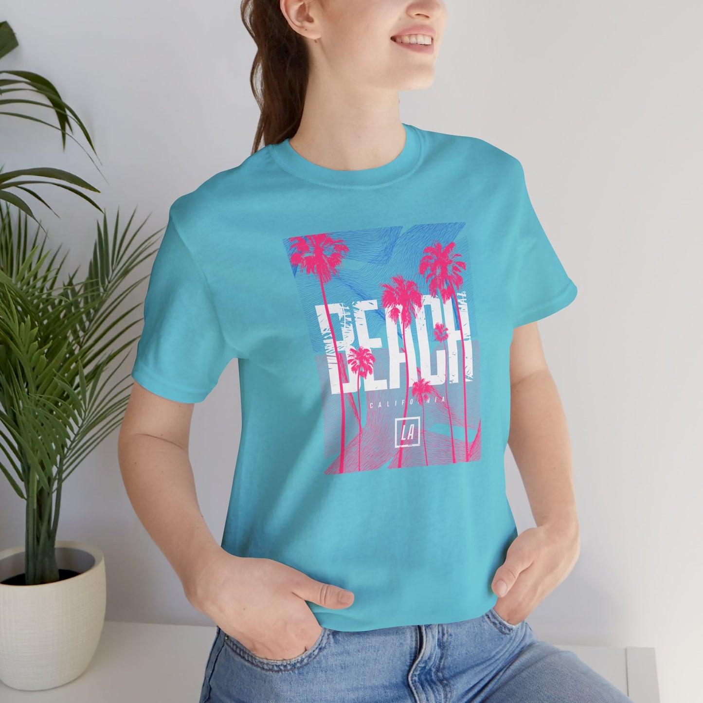 Beach California Unisex Jersey Short Sleeve Tee