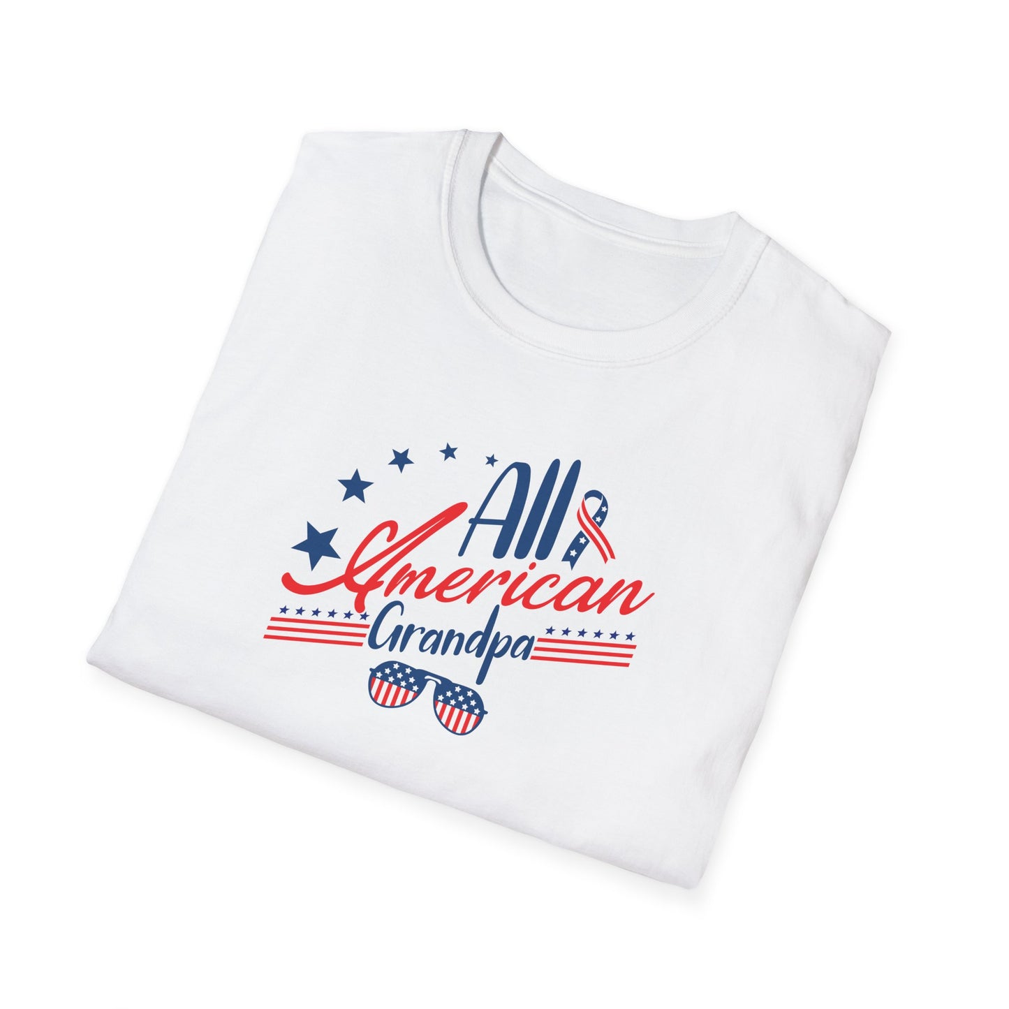 All American Grandpa Unisex Softstyle T-Shirt