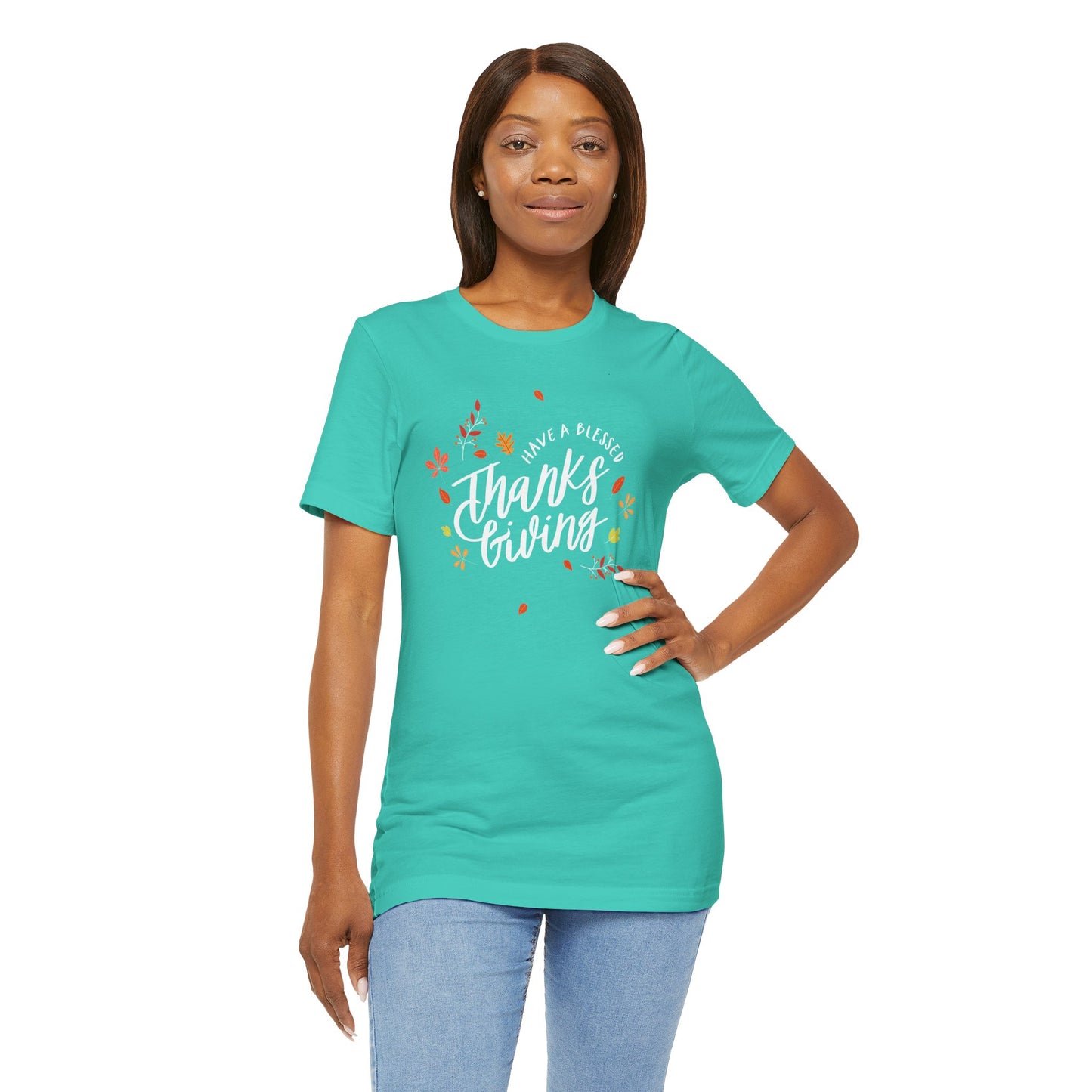 Have A Blessed Thanksgiving Unisex Jersey Short Sleeve Tee