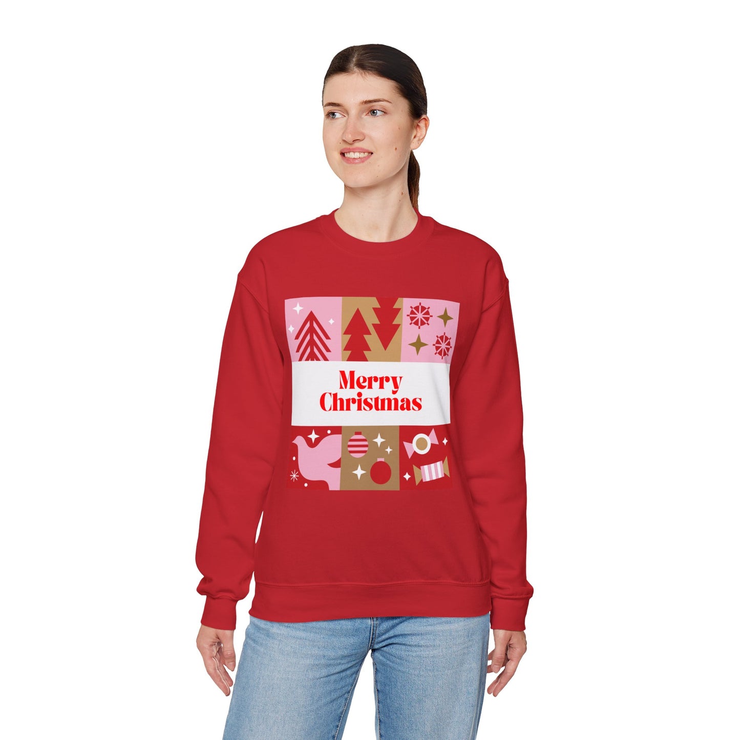 Christmas Montage ππβ¨ Unisex Heavy Blend Crewneck Sweatshirt
