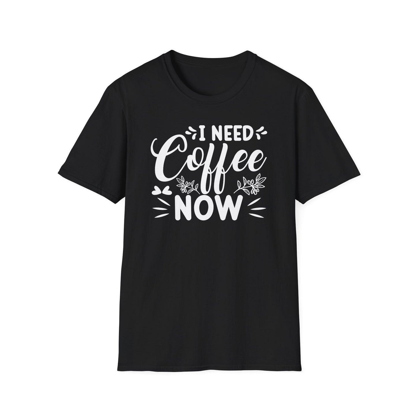 I Need Coffee Now Softstyle T-Shirt