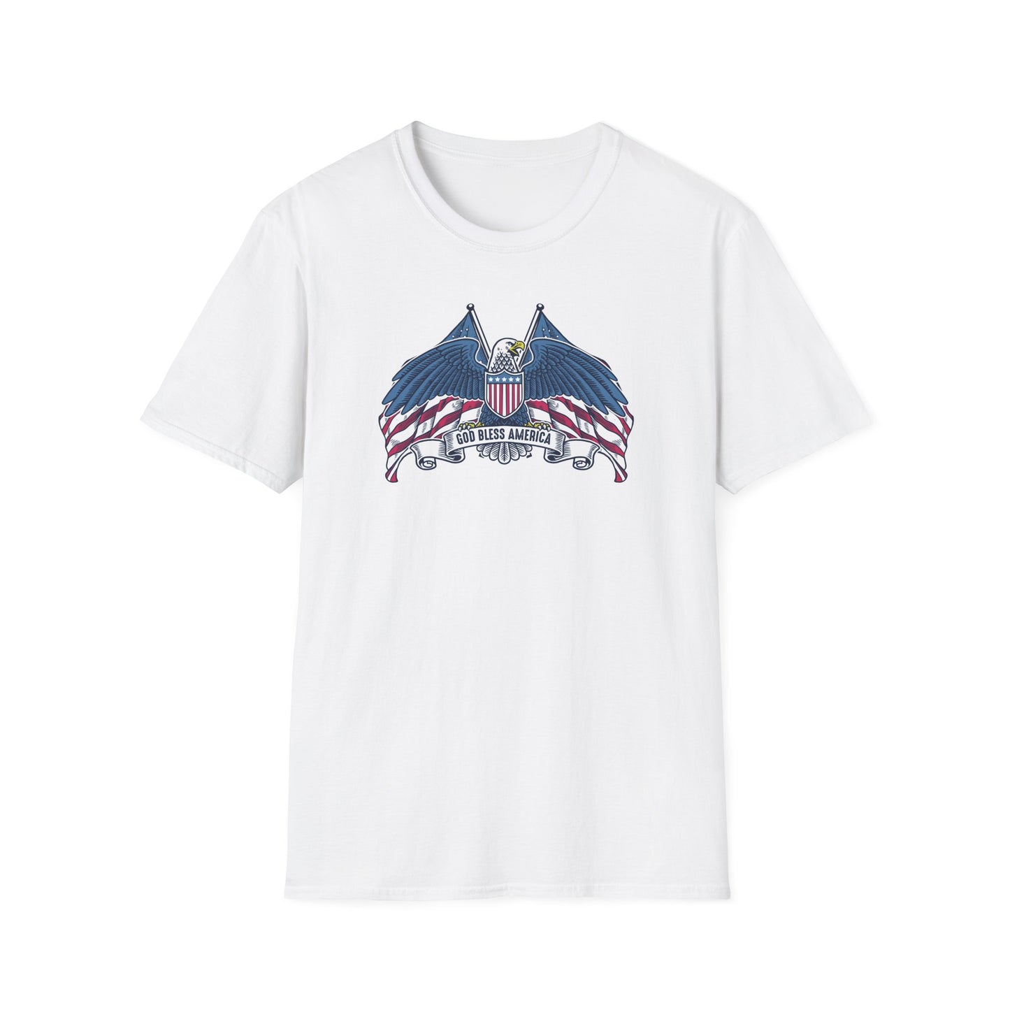 God Bless America Unisex Softstyle T-Shirt