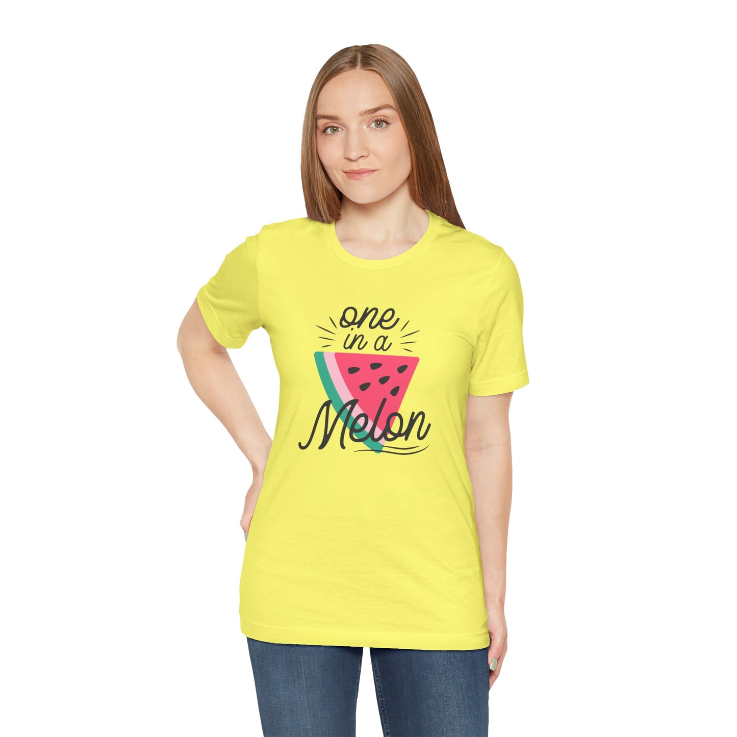 One In A Melon Unisex Jersey Short Sleeve Tee Soft Cotton