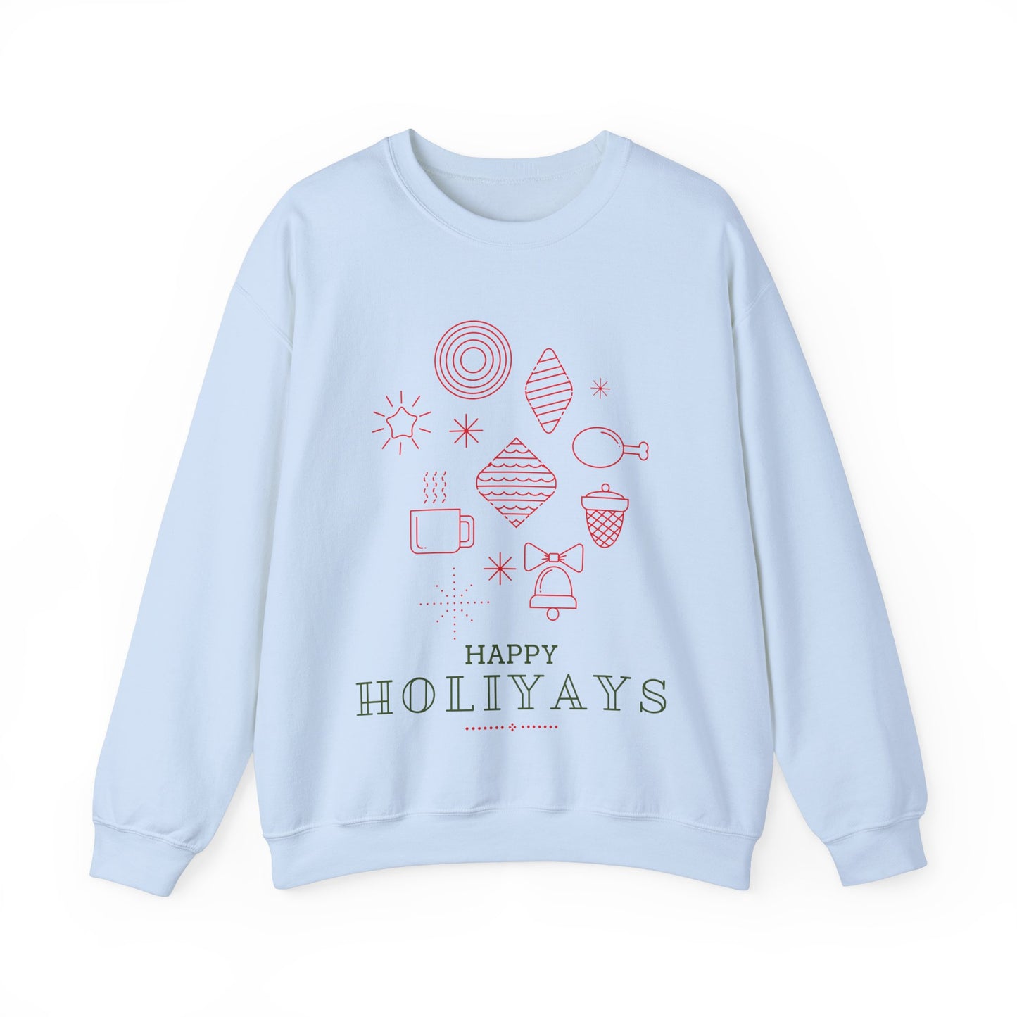 Unisex Heavy Blend Crewneck Sweatshirt Happy Holiyays 🎉✨