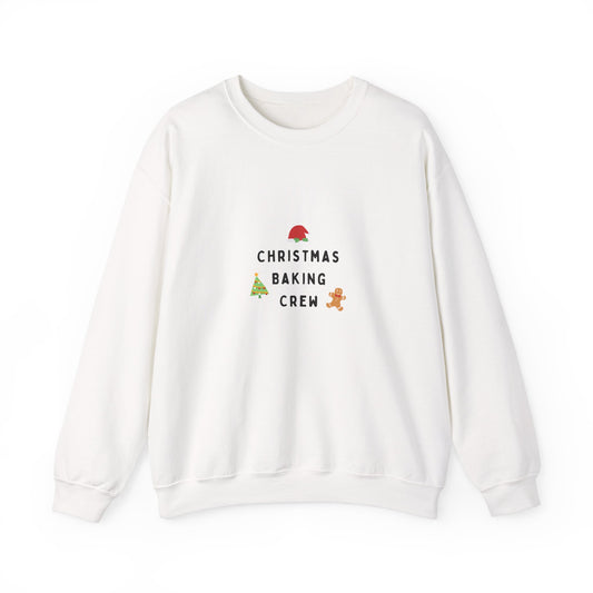 Christmas Baking Crew 🍪🎄👩‍🍳 Unisex Heavy Blend Crewneck Sweatshirt