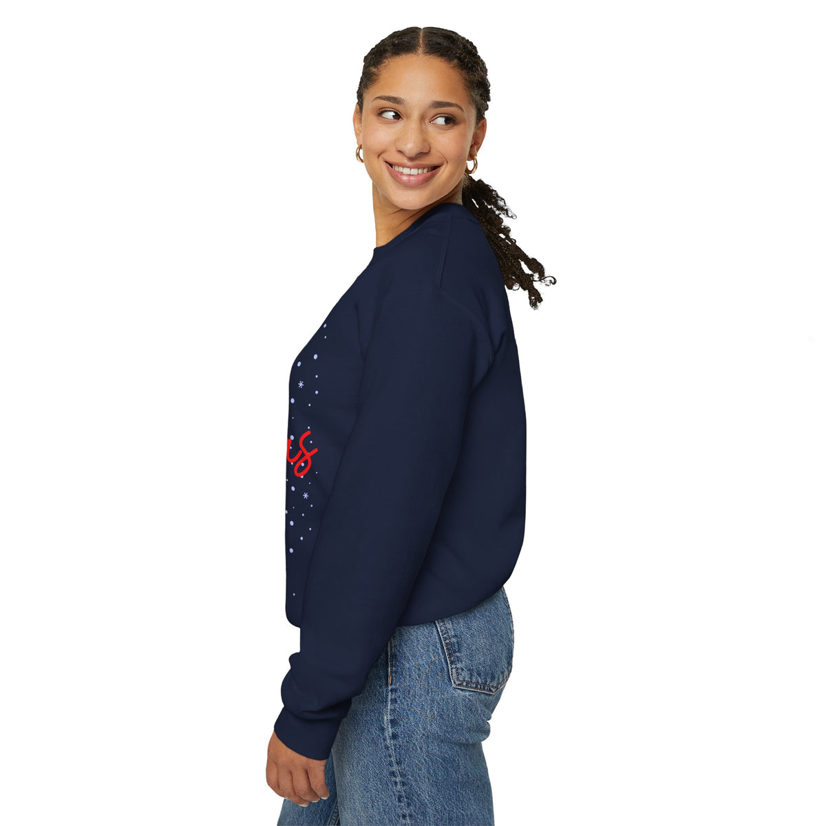 Merry Christmas Snowflakes ❄️🎄✨ Unisex Heavy Blend Crewneck Sweatshirt