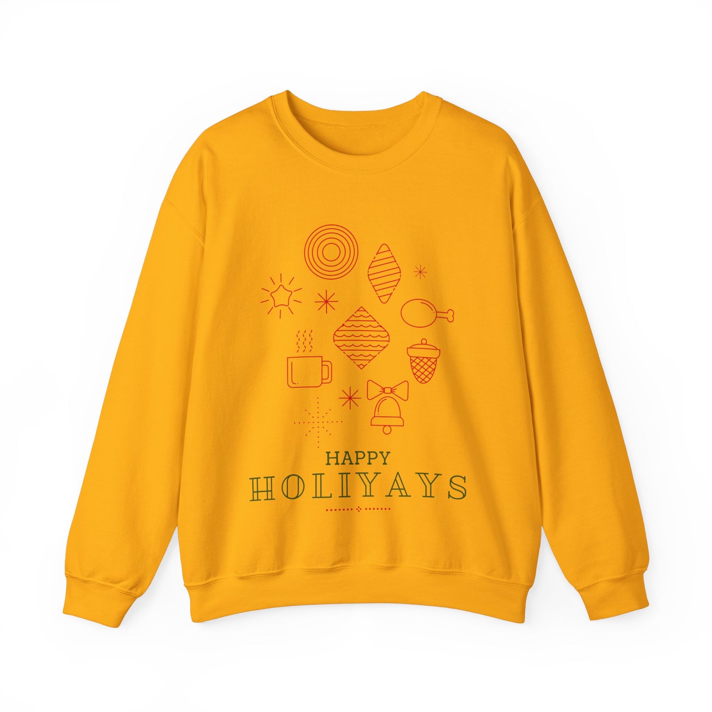 Unisex Heavy Blend Crewneck Sweatshirt Happy Holiyays 🎉✨