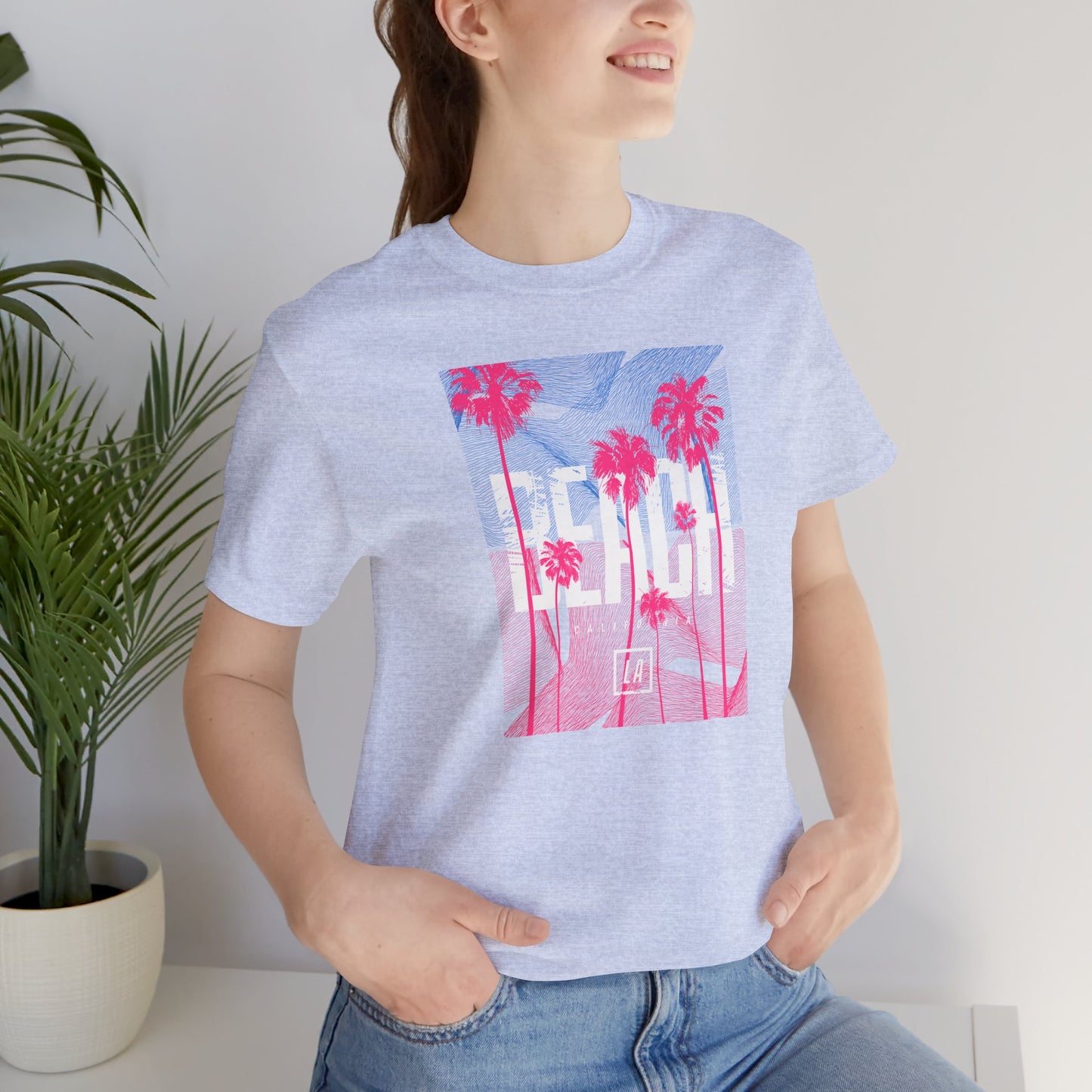 Beach California Unisex Jersey Short Sleeve Tee