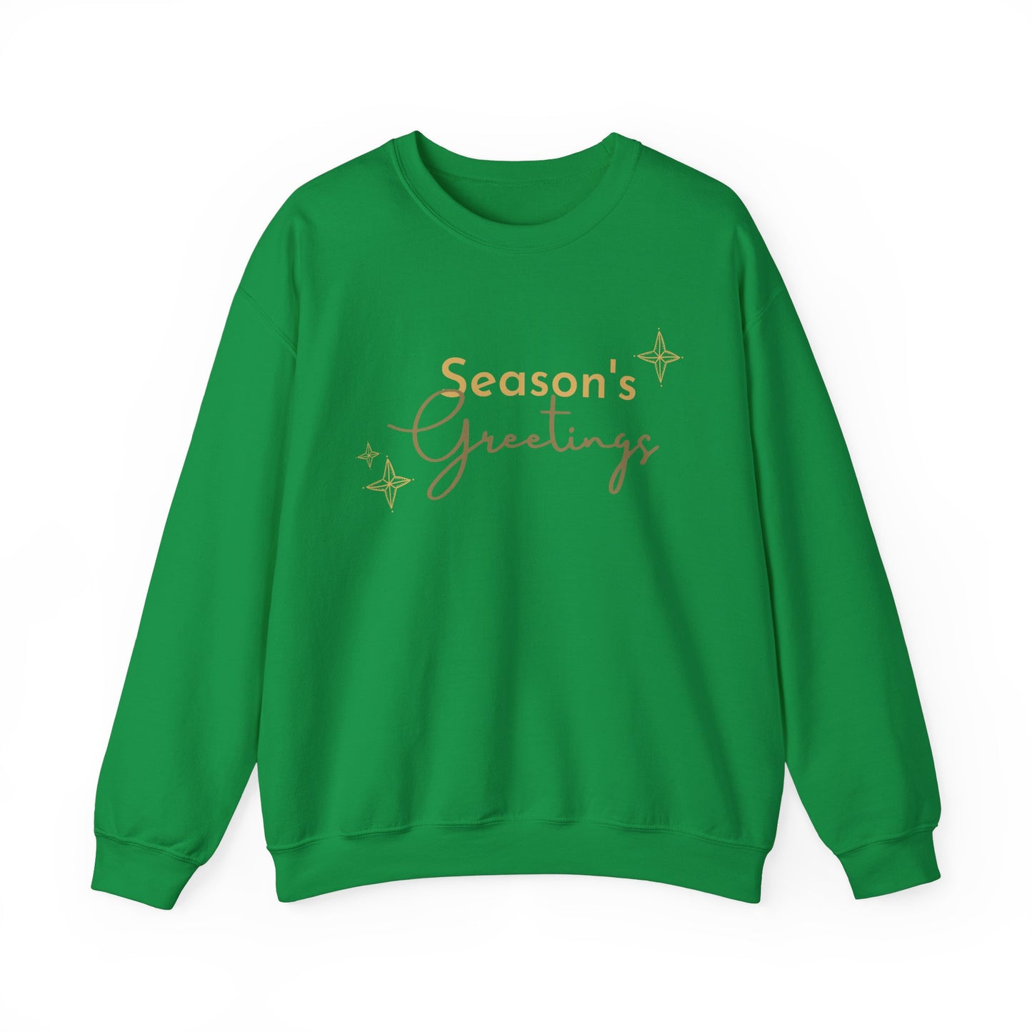 Unisex Heavy Blend Crewneck Sweatshirt Elegant Seasons Greetings ✨🎄