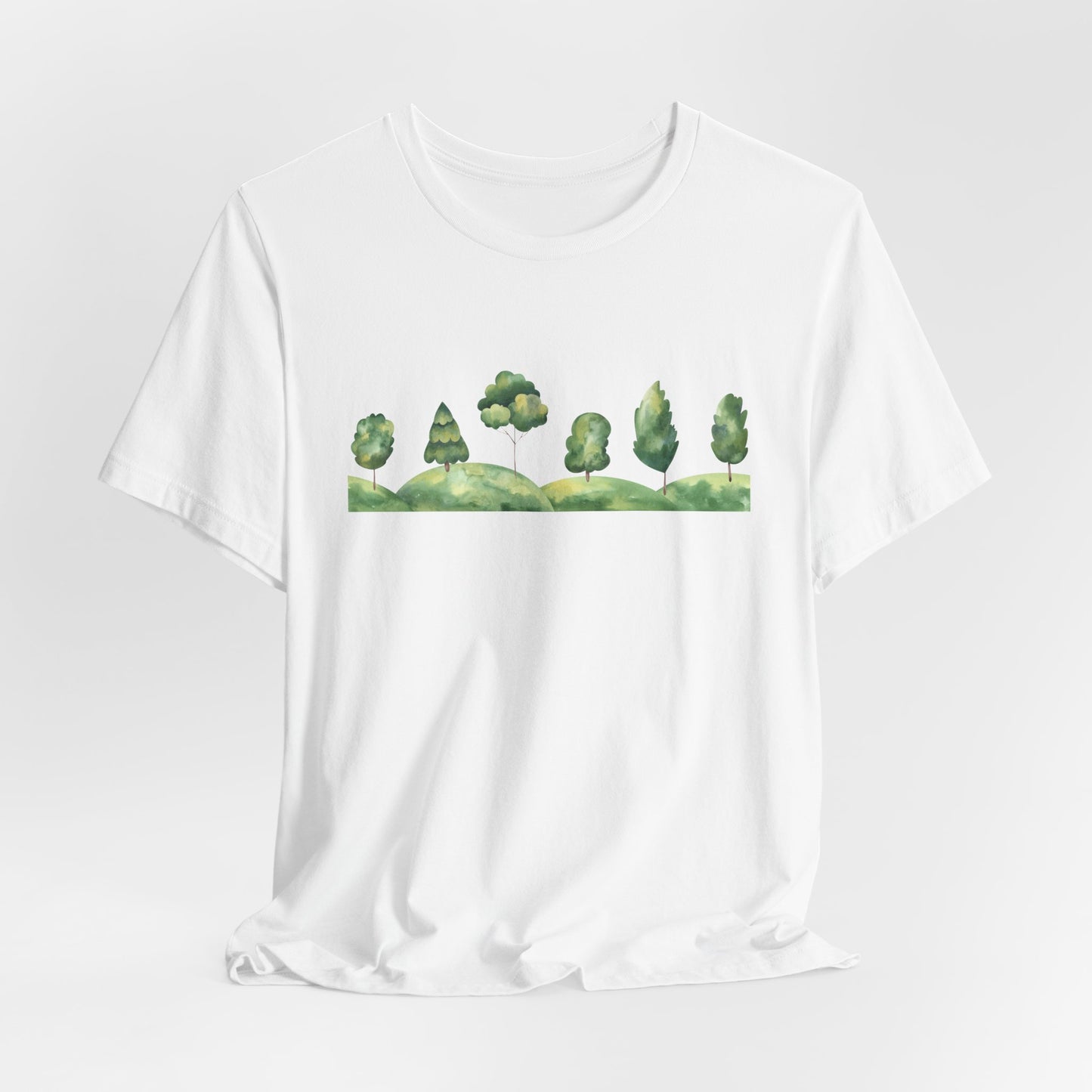 Tree-mendous Green Hills Nature Unisex Jersey Short Sleeve Tee