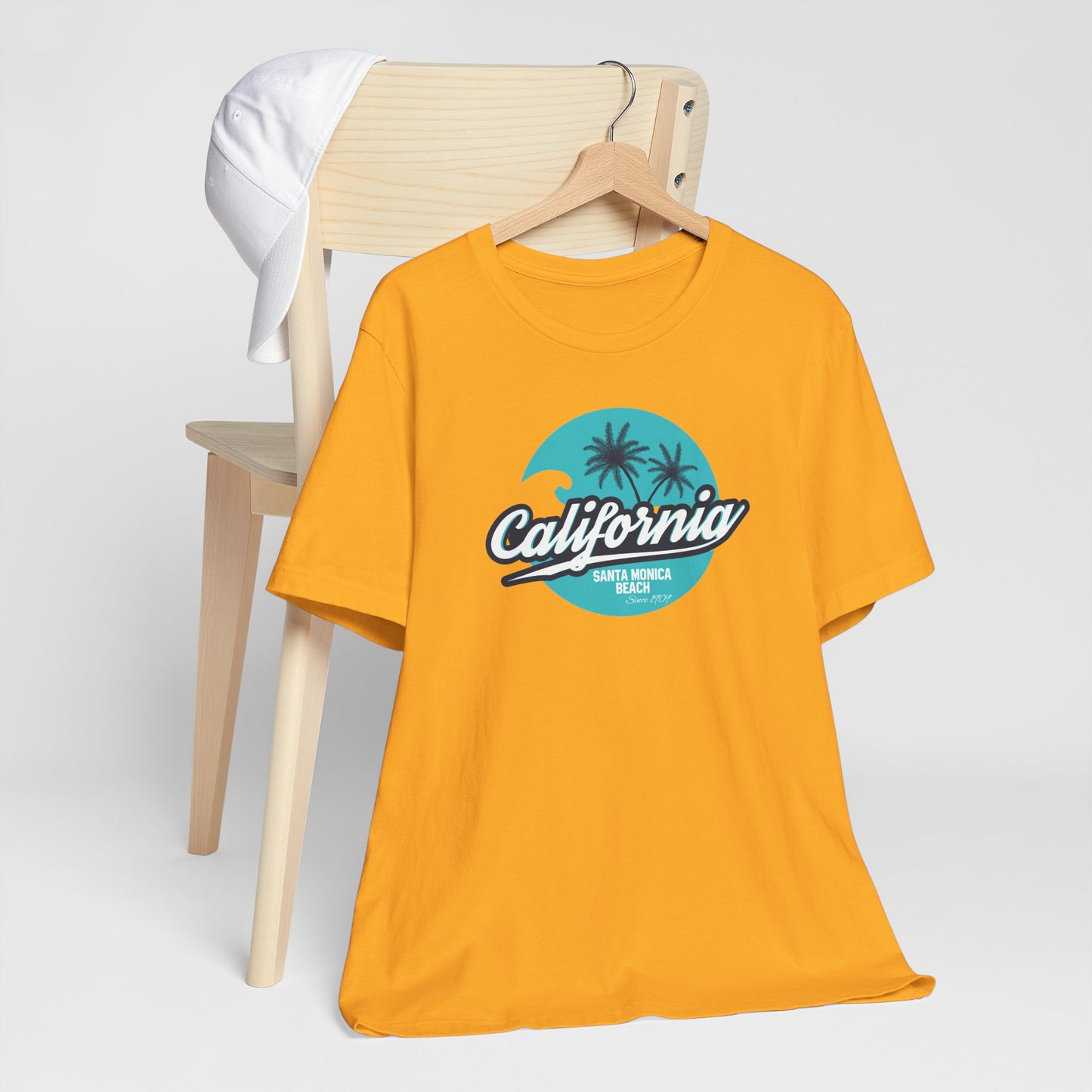 California Santa Monica Beach Unisex Jersey Short Sleeve Tee