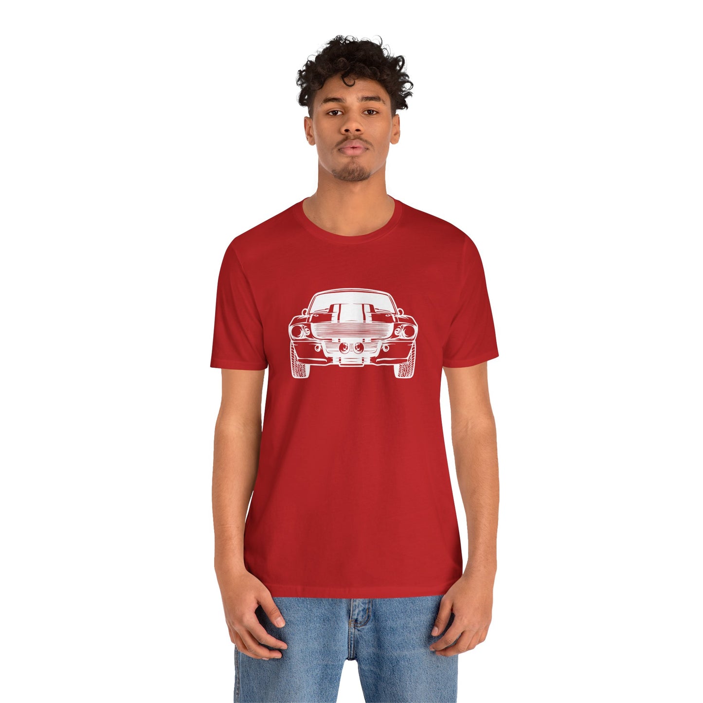1967 Shelby Mustang GT500 Fastback Men's Jersey Short Sleeve Tee